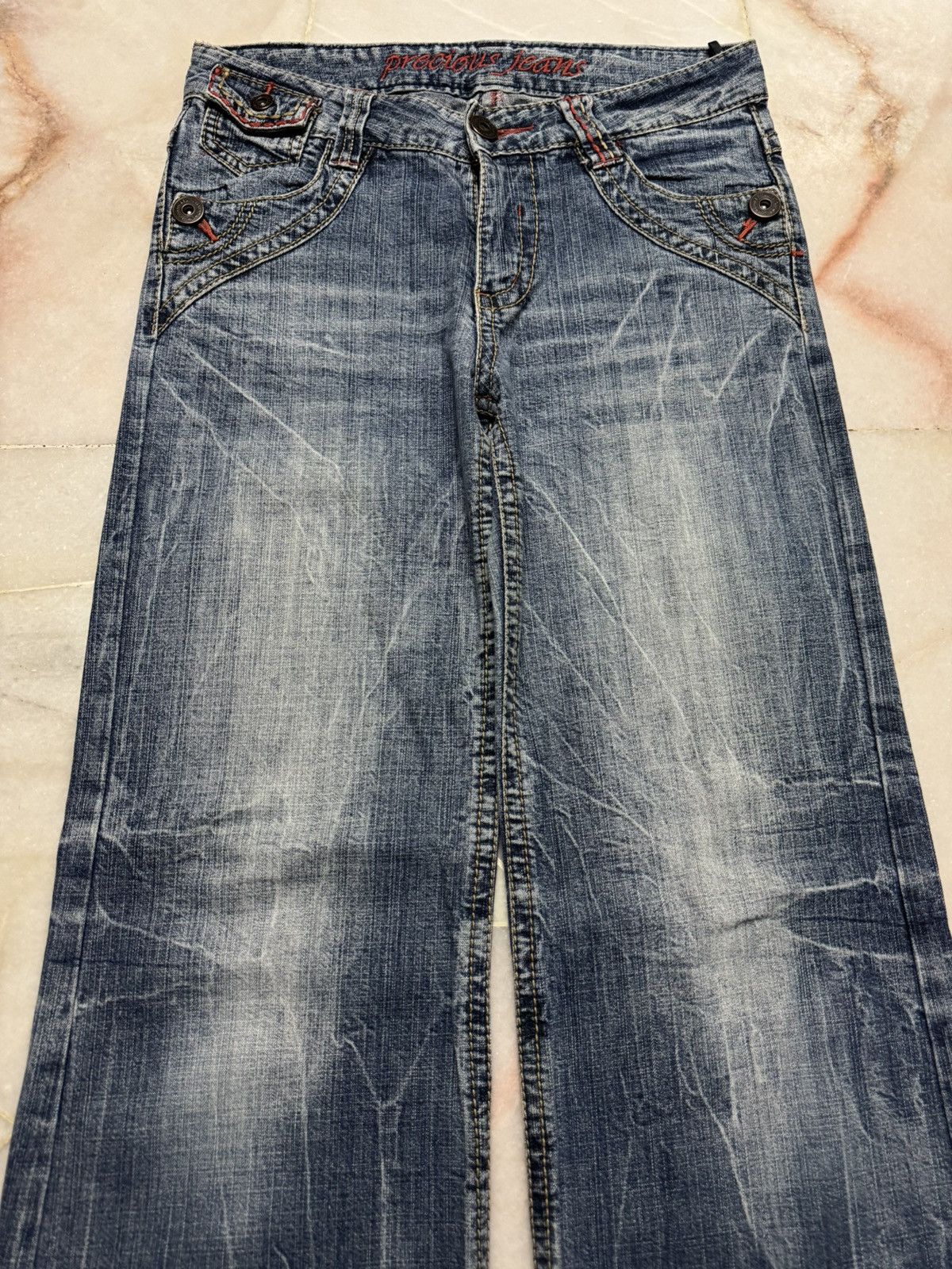 Tornado Mart 💥BAGGY FLARE INSANE💥90's JAPANESE WHISKER BELL BOTTOM JEANS Size US 29 - 3 Thumbnail
