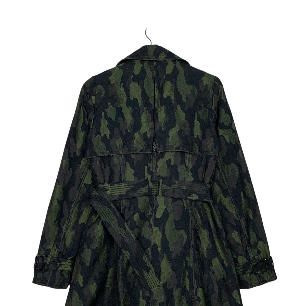 Adolfo Dominguez Aldolfo Dominguez Camouflage Double Breasted Trenchcoat Size XS / US 0-2 / IT 36-38 - 9 Thumbnail