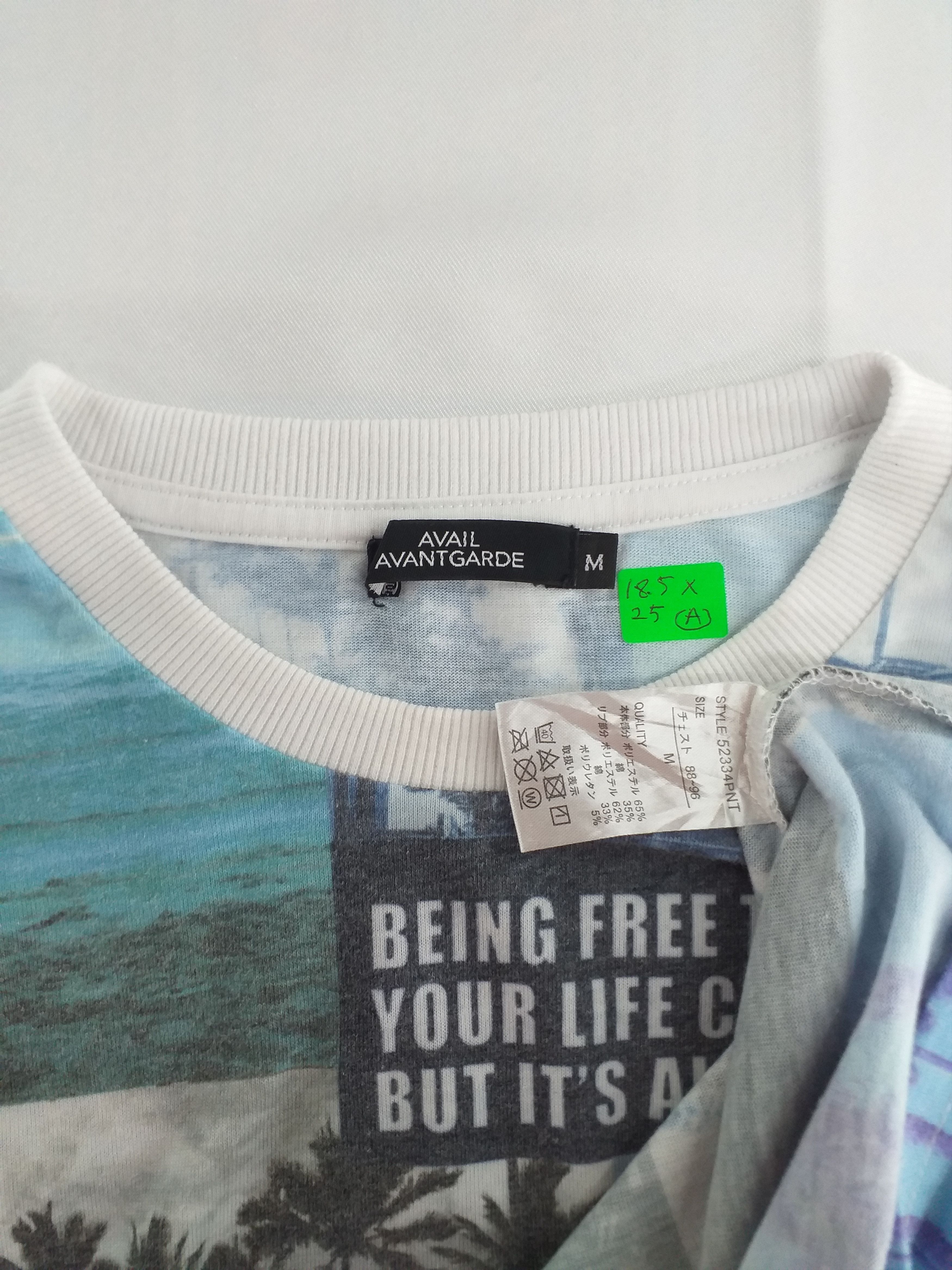 Japanese Brand Avail AVANT GARDE Fullprint City Design T-Shirt A065 Size US M / EU 48-50 / 2 - 5 Thumbnail