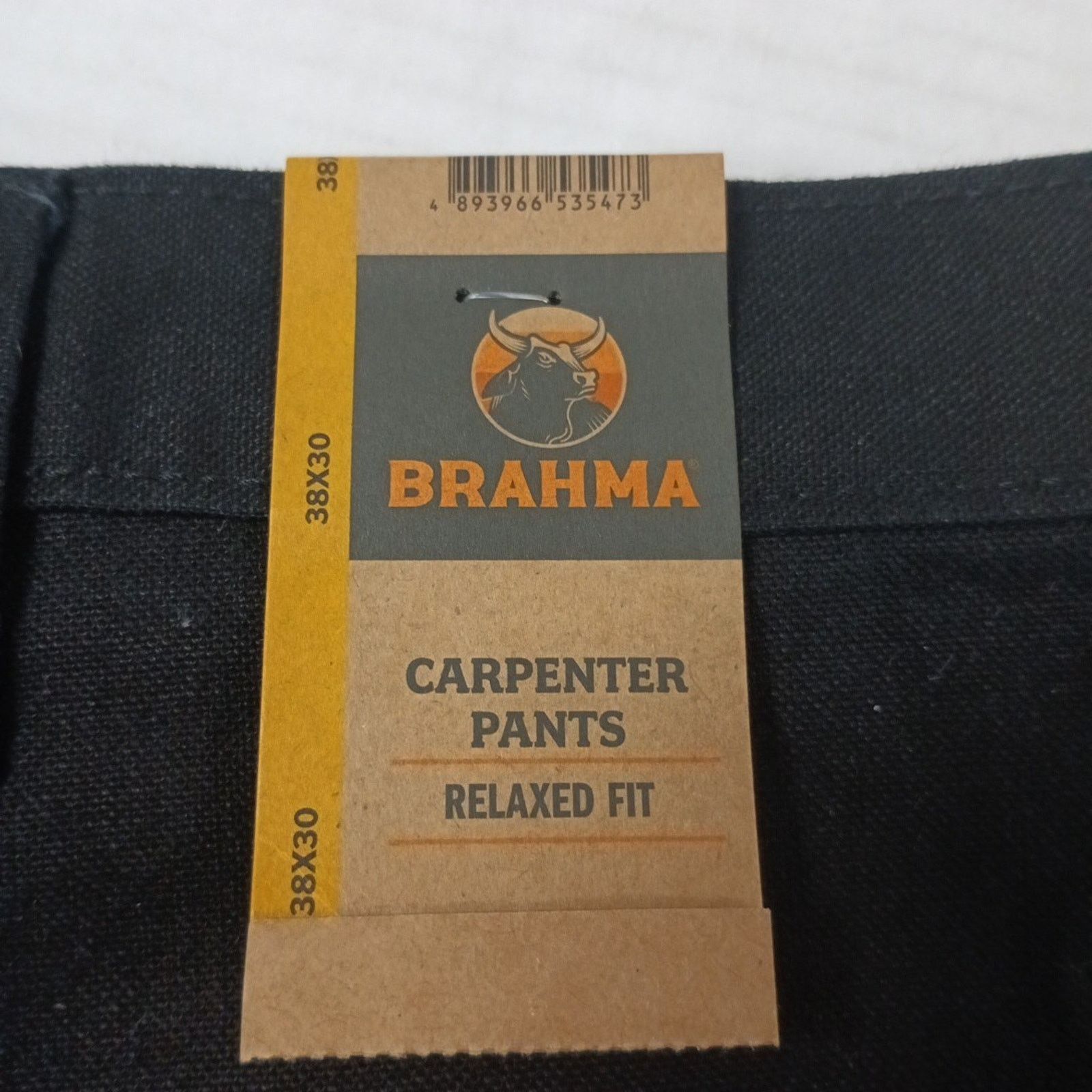 Other Brahma Work Carpenter Pants Men Size 38x30 Black Relaxed Fit Size US 38 / EU 54 - 2 Thumbnail