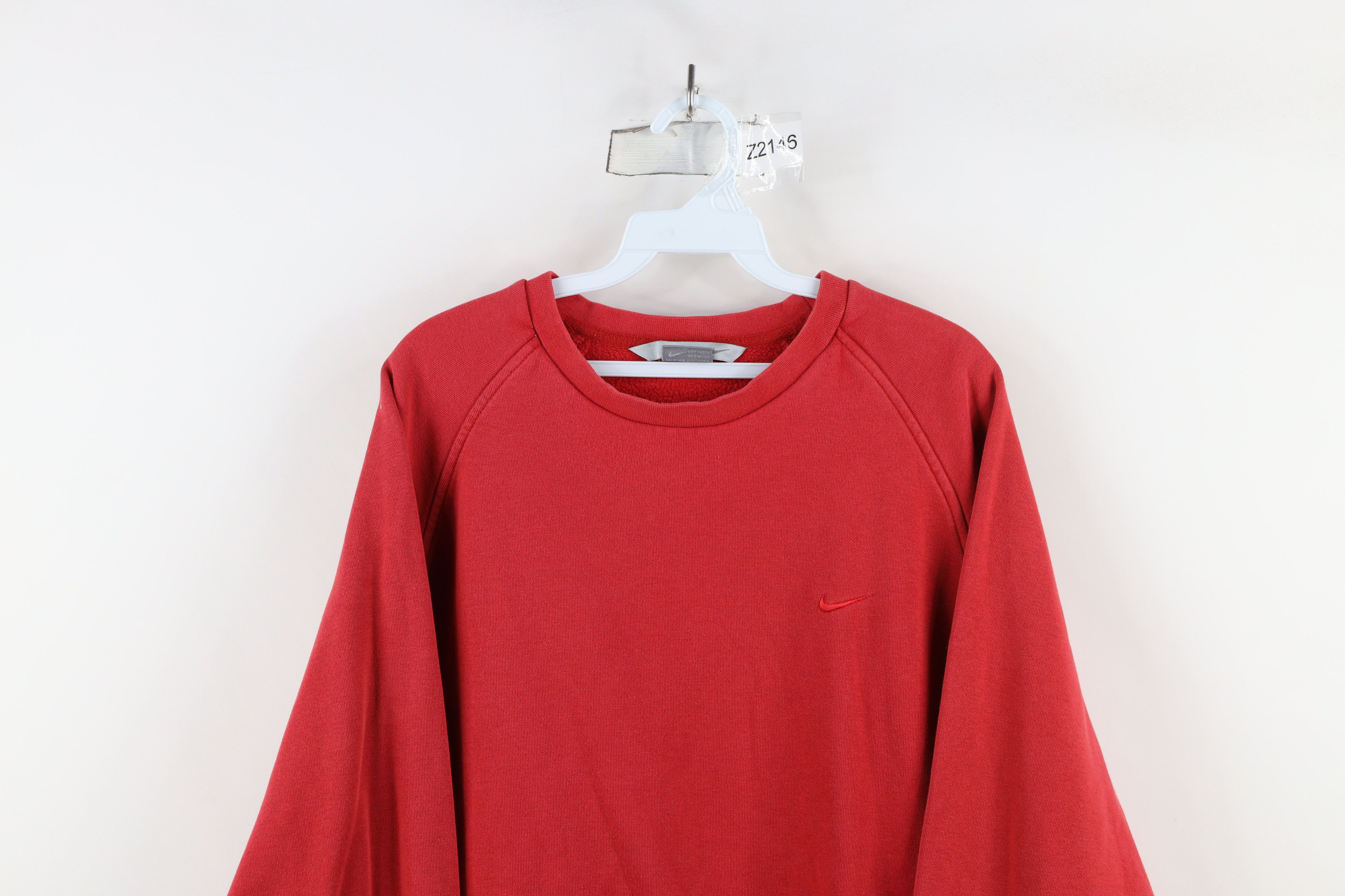 Nike × Vintage Vintage 90s Y2K Nike Monochrome Scott Mini Swoosh Sweatshirt Size US XL / EU 56 / 4 - 2 Thumbnail