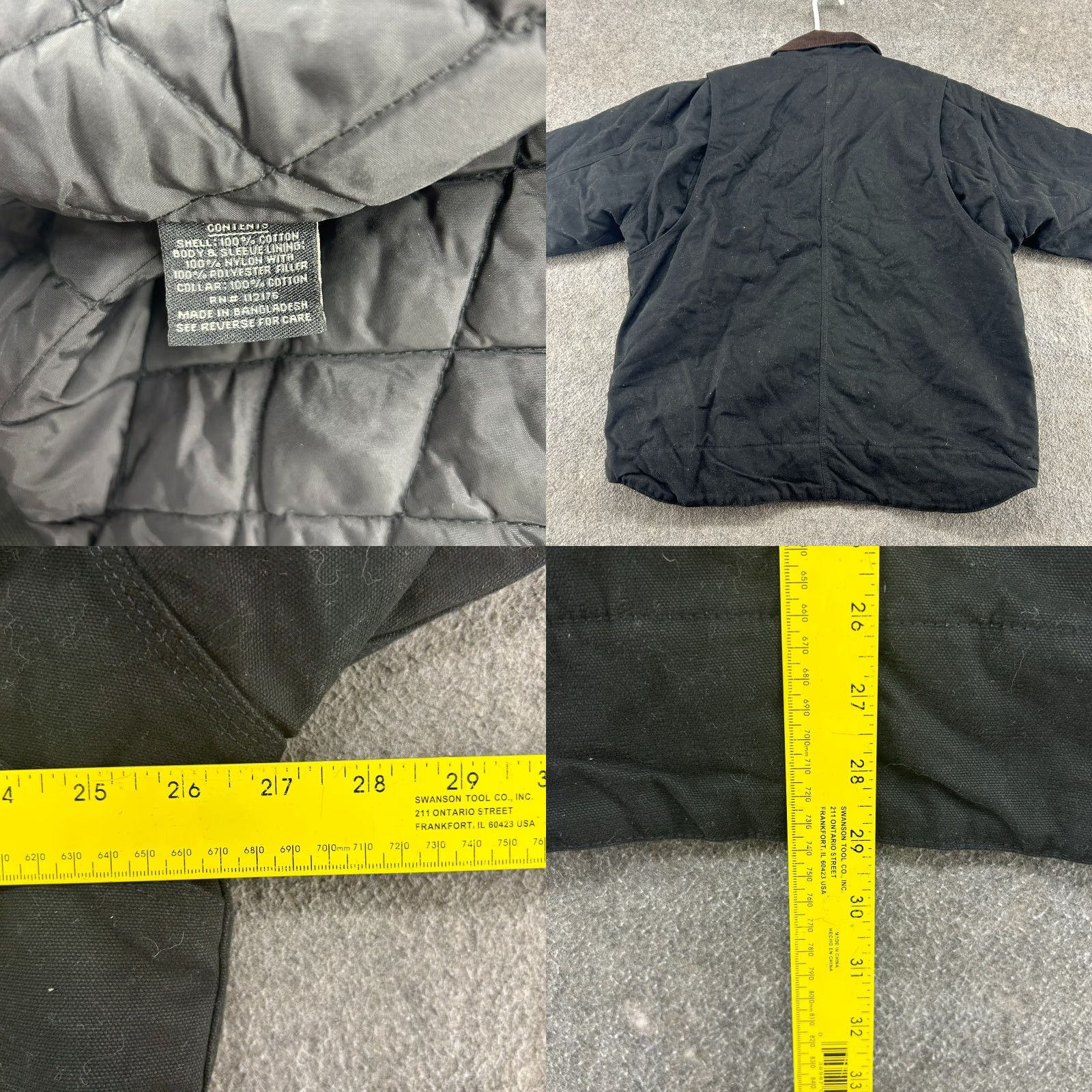 Vintage VINTAGE Dri Duck Jacket Mens XL Black Duck Canvas Quilted Lined Workwear Detroit Size US XL / EU 56 / 4 - 8 Thumbnail