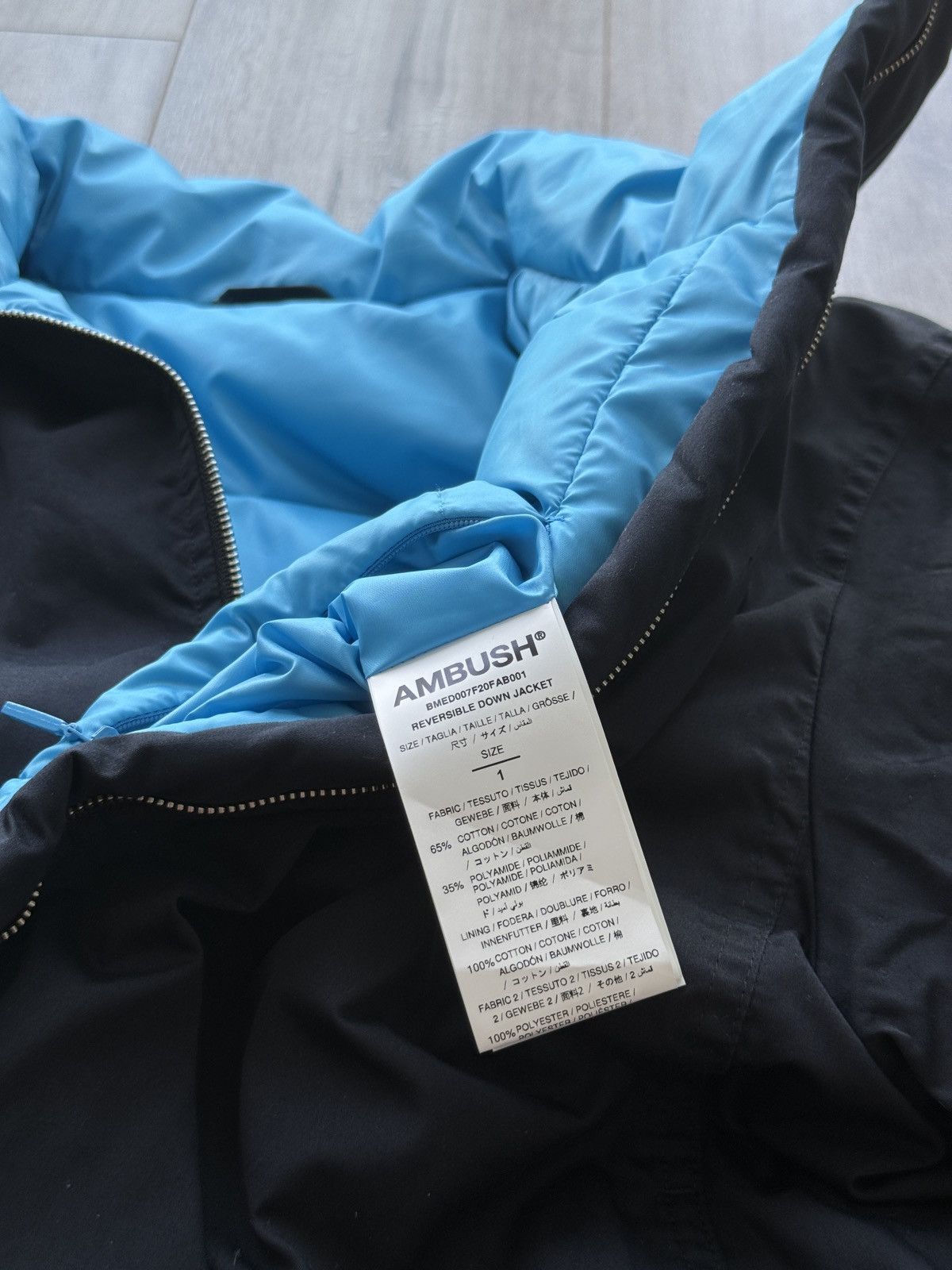 Ambush Design Autre Marque Ambush Reversible Down Puffer Jacket Blue Size US S / EU 44-46 / 1 - 11 Thumbnail