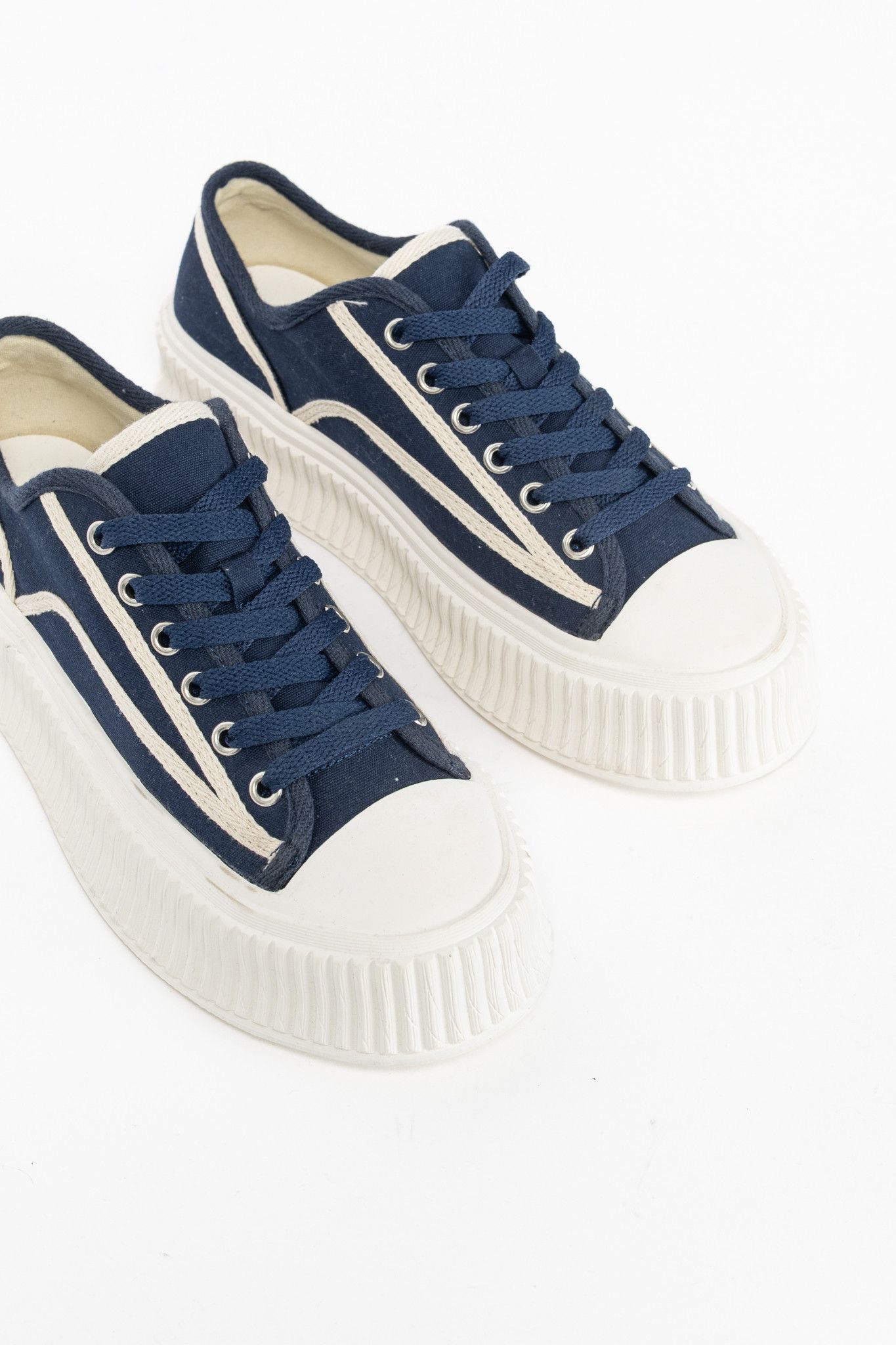 DOROTHEE SCHUMACHER Dorothee Schumacher Cool Canvas Lace-Up Platform Sneakers Size US 10.5 / IT 40.5 - 6 Thumbnail