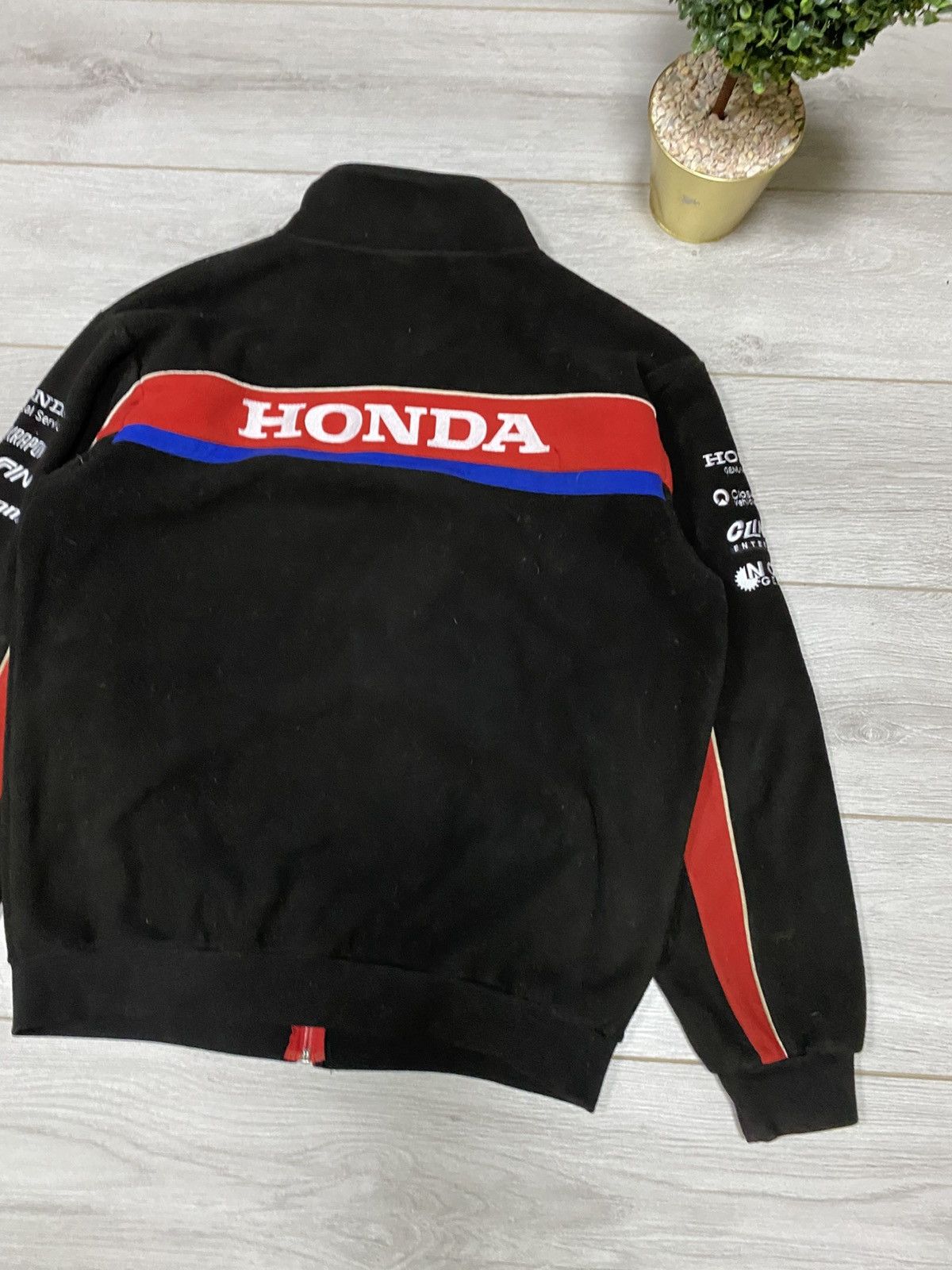 Honda Honda racing vintage fleece zip Size US XL / EU 56 / 4 - 9 Thumbnail