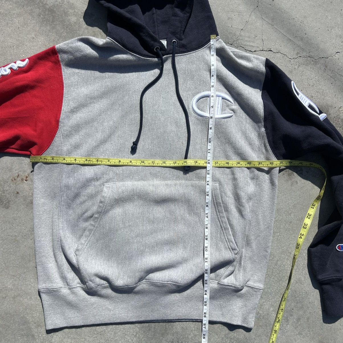 Champion Champion Reverse Weave Tri-Color Hoodie - Mens M Size US L / EU 52-54 / 3 - 8 Thumbnail