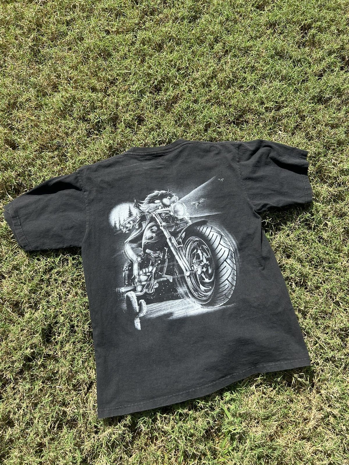 Harley Davidson × Vintage Vintage Animal Motor Cycles Harley Davidson Style Muppets Size US M / EU 48-50 / 2 - 1 Thumbnail