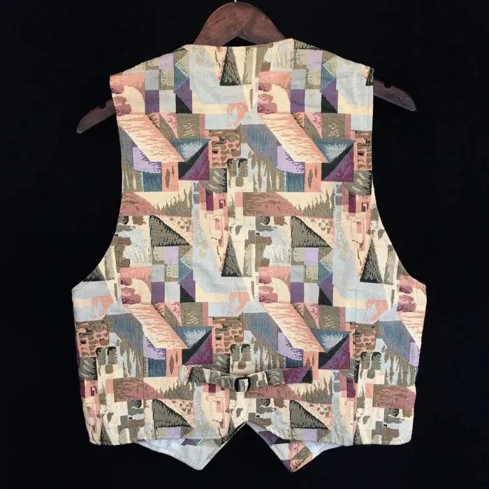 Vintage Vintage Parsley Patchwork Kapital Style Vest Size US M / EU 48-50 / 2 - 5 Thumbnail