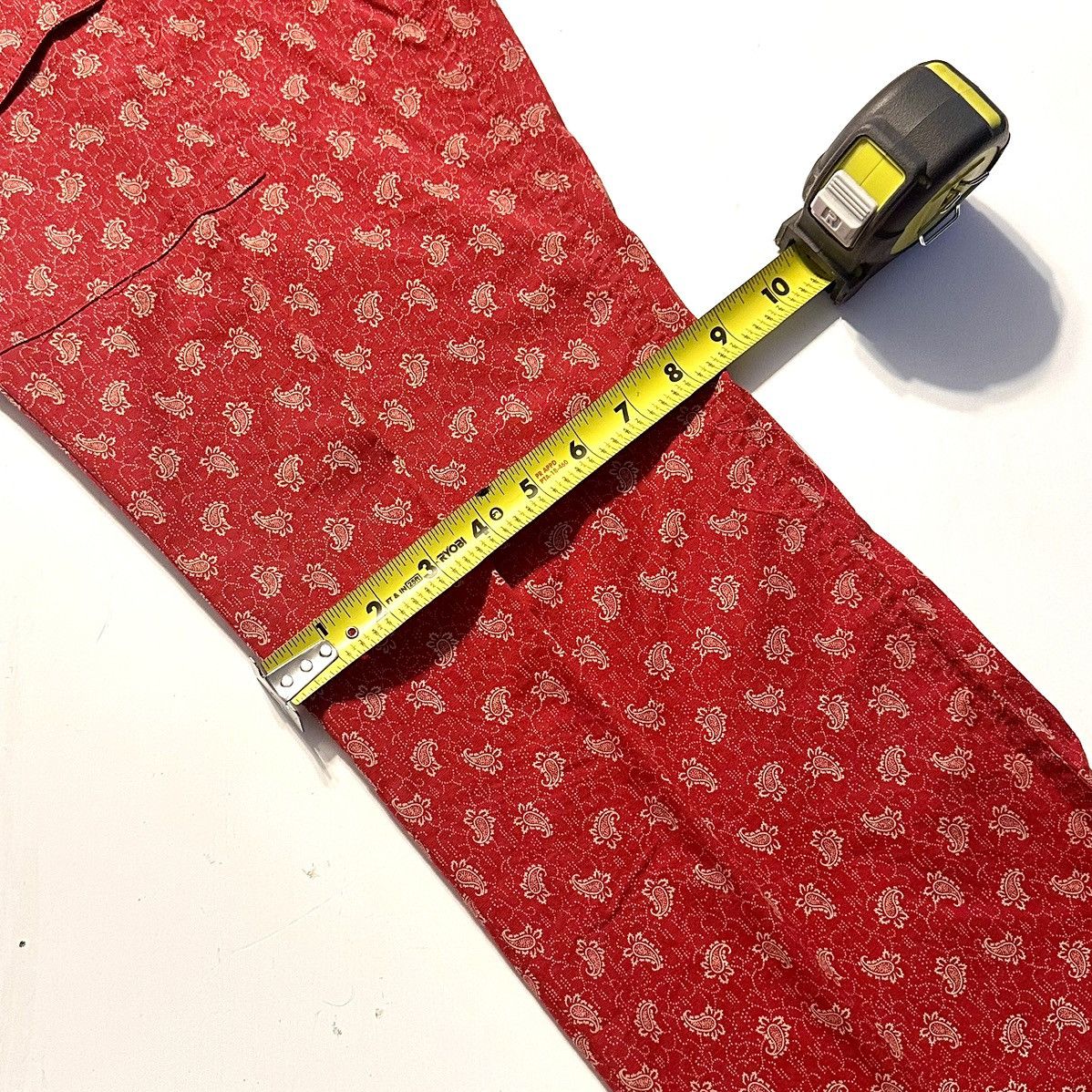 Ralph Lauren Vintage Ralph Lauren ; Vibrant Red Floral Print Womens Pants Size 34" / US 12 / IT 48 - 9 Thumbnail
