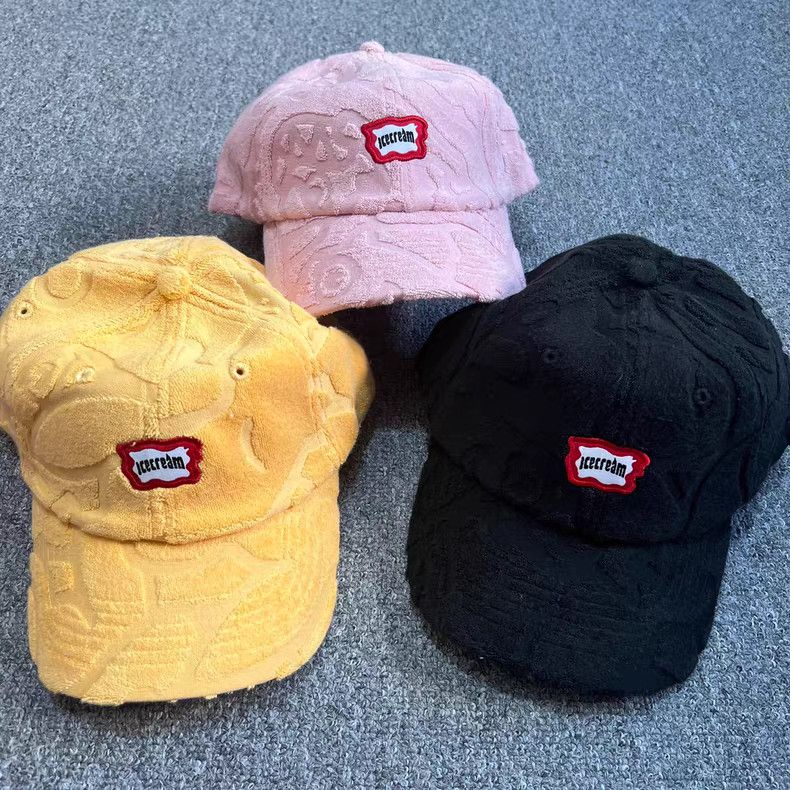 Billionaire Boys Club Running Dog Towel Fabric Curved Brim Baseball Cap Q7 Size ONE SIZE - 1 Thumbnail
