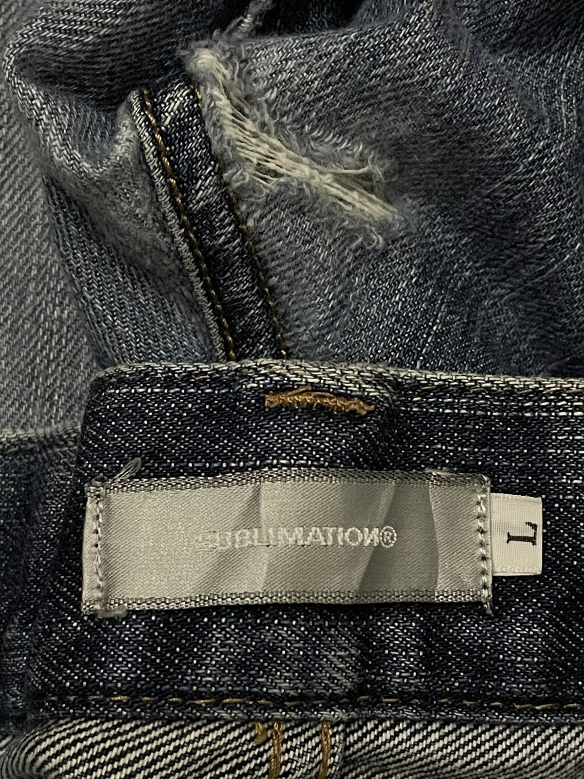 Japanese Brand Vintage Og 1990s Japan Designer Sublimation Distressed Denim Size US 33 - 18 Thumbnail