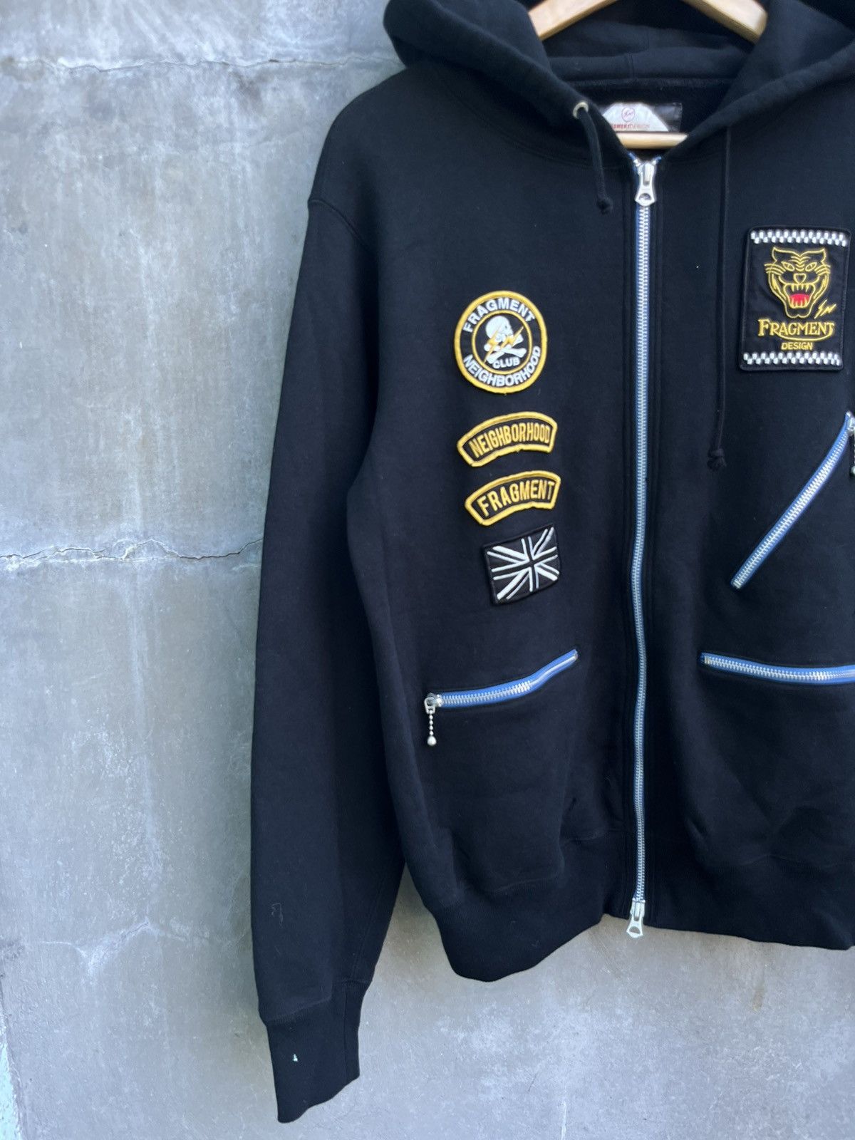 Fragment Design Neighborhood Multi Zipper Patched Hoodie Size US L / EU 52-54 / 3 - 2 Thumbnail
