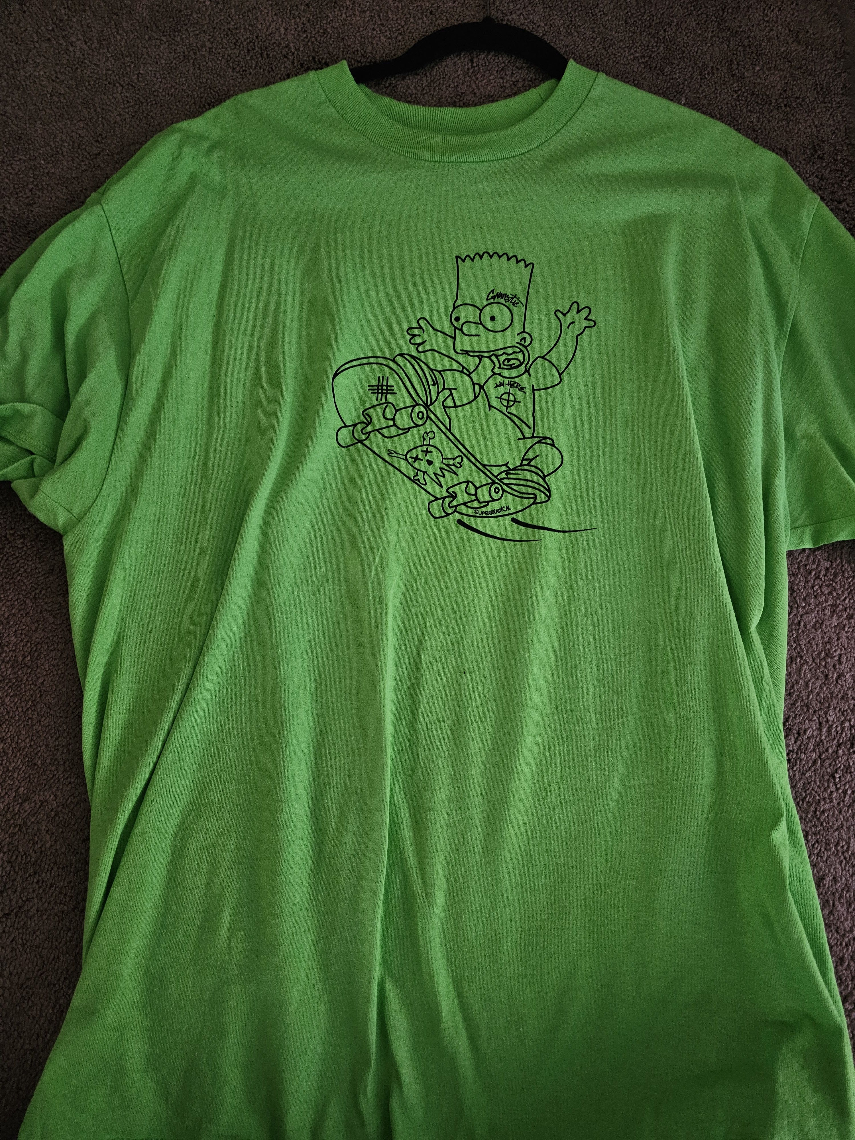 Gnarcotic Gnarcotic Bart Tee - Green Size US XL / EU 56 / 4 - 1 Thumbnail