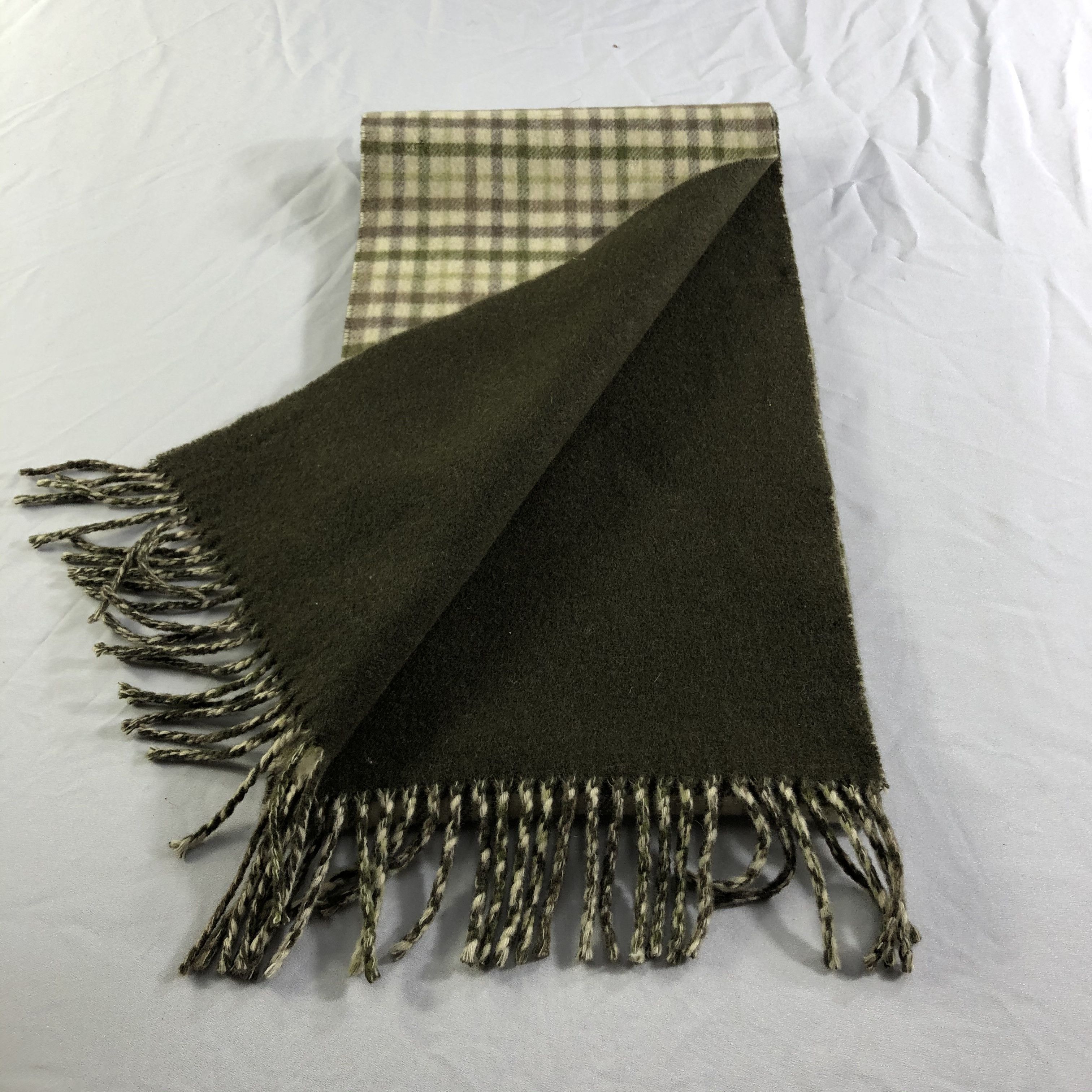 Barbour Barbour Gingham Merino Scarf Muffler Neckwear V2201 Size ONE SIZE - 6 Thumbnail
