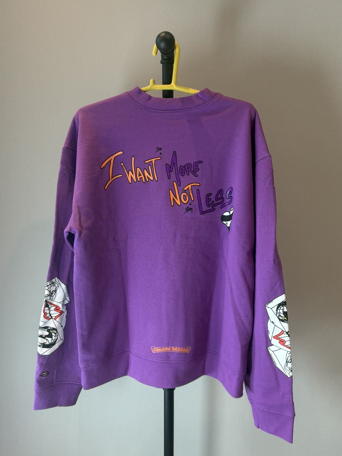 Chrome Hearts × Matty Boy Chrome Hearts Matty Boy purple Not less Crewneck Size US M / EU 48-50 / 2 - 2 Thumbnail