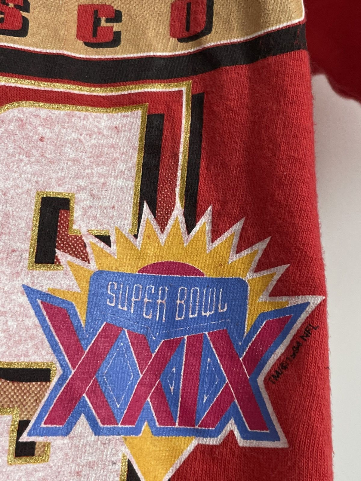 NFL Vintage 1994 NFL San Francisco 49ers Single Stitch T-Shirt Size US M / EU 48-50 / 2 - 4 Thumbnail