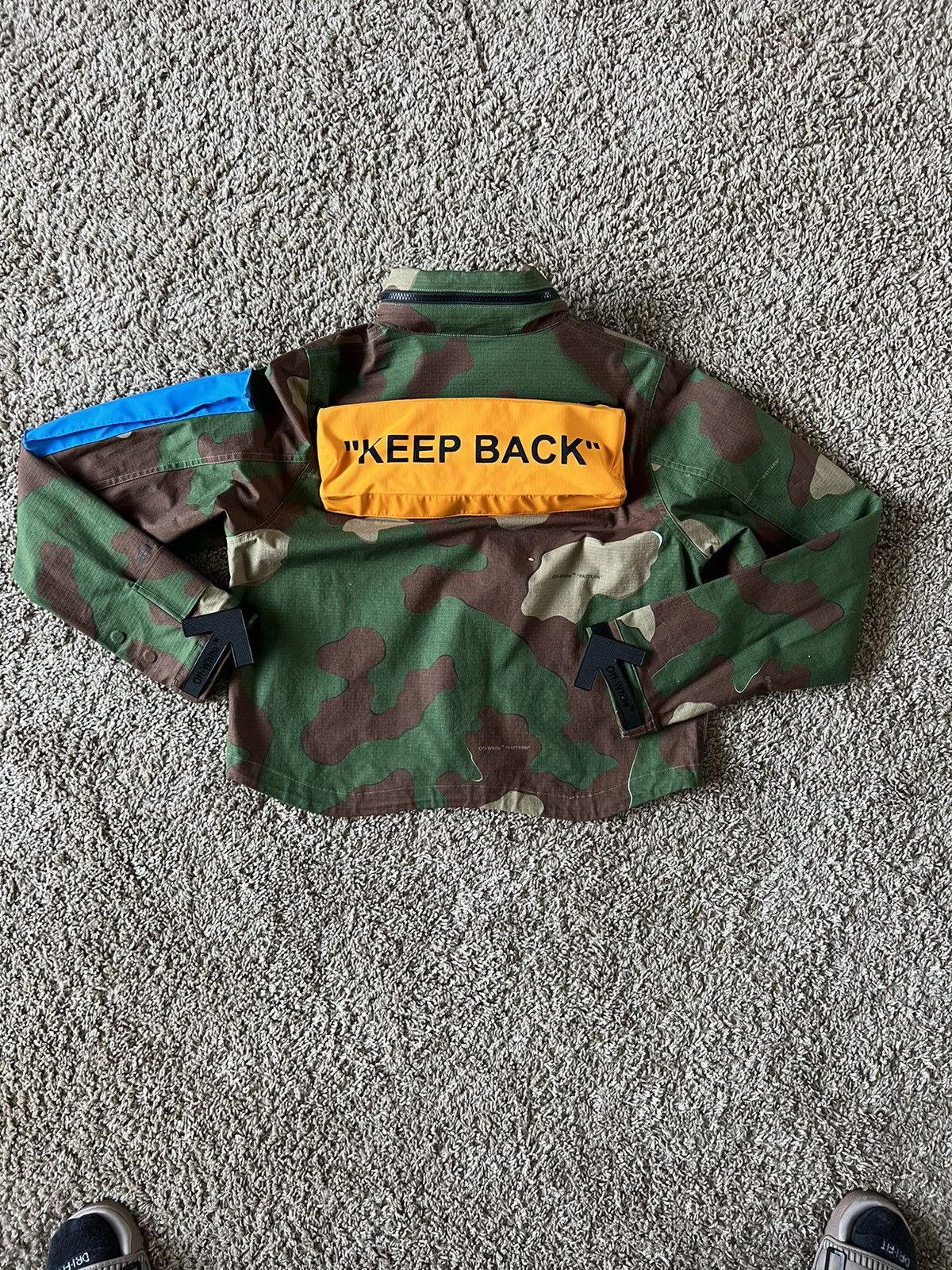 image of Nike Jacket (Womens) in Camo, Women's (Size Large)