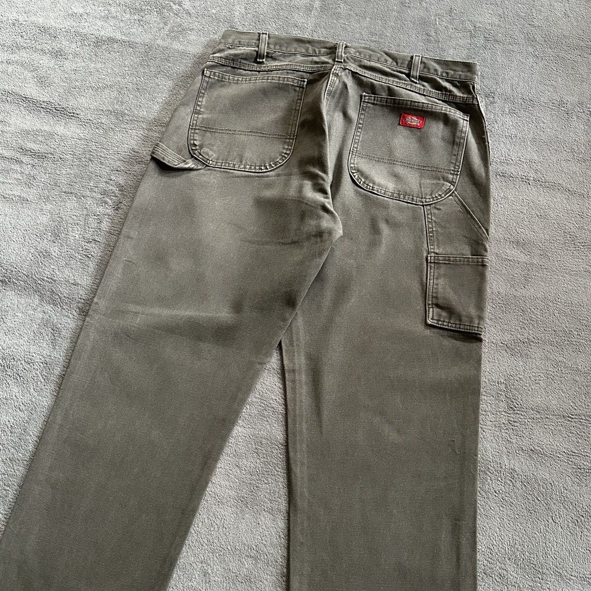 Carhartt × Dickies (36x33) Crazy Vintage Y2K Faded Dickies Carpenter Pants Moss Size US 36 / EU 52 - 15 Thumbnail