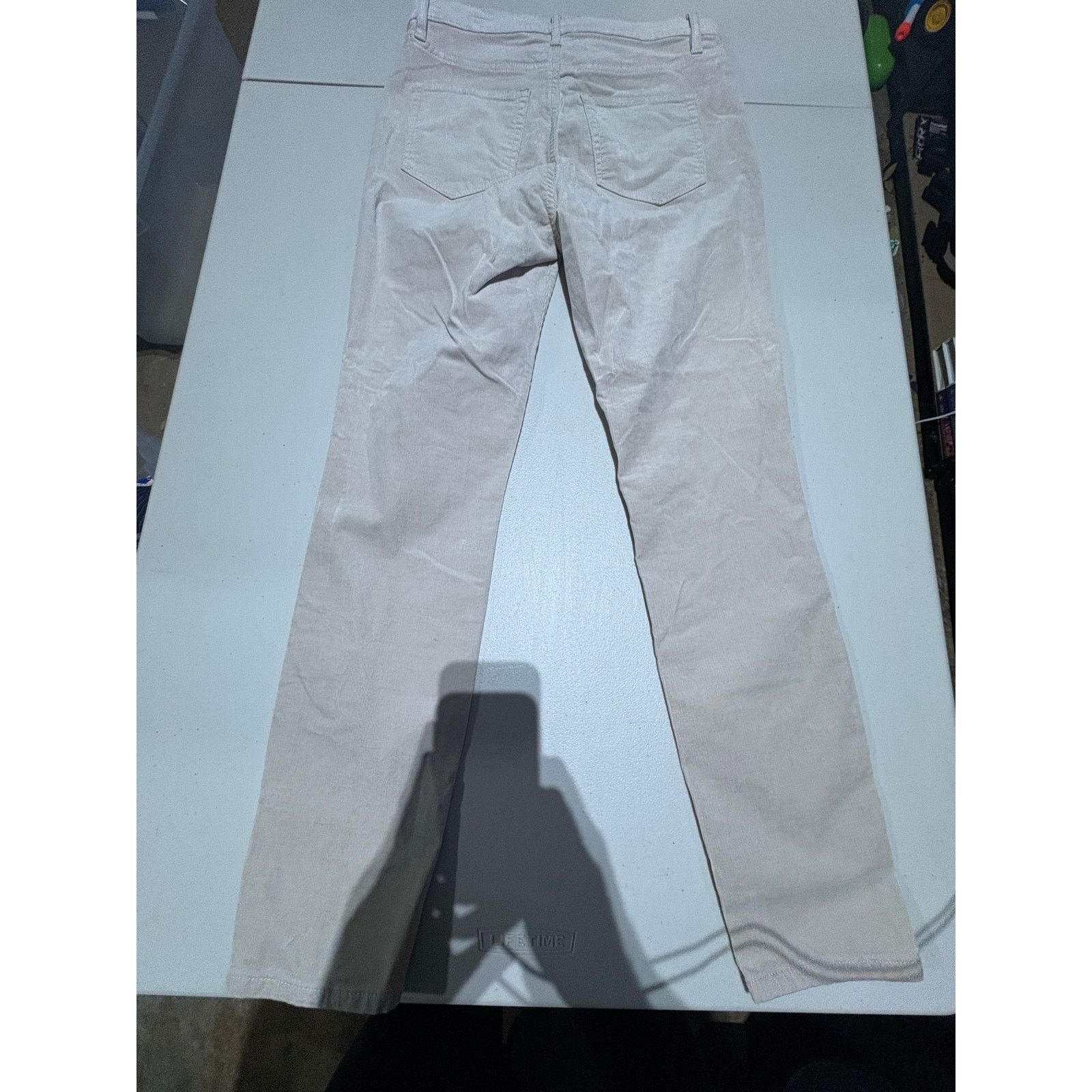 Loft LOFT Womens Beige Corduroy Skinny Pants Size 27 4 Stretch Size 27" / US 4 / IT 40 - 4 Thumbnail