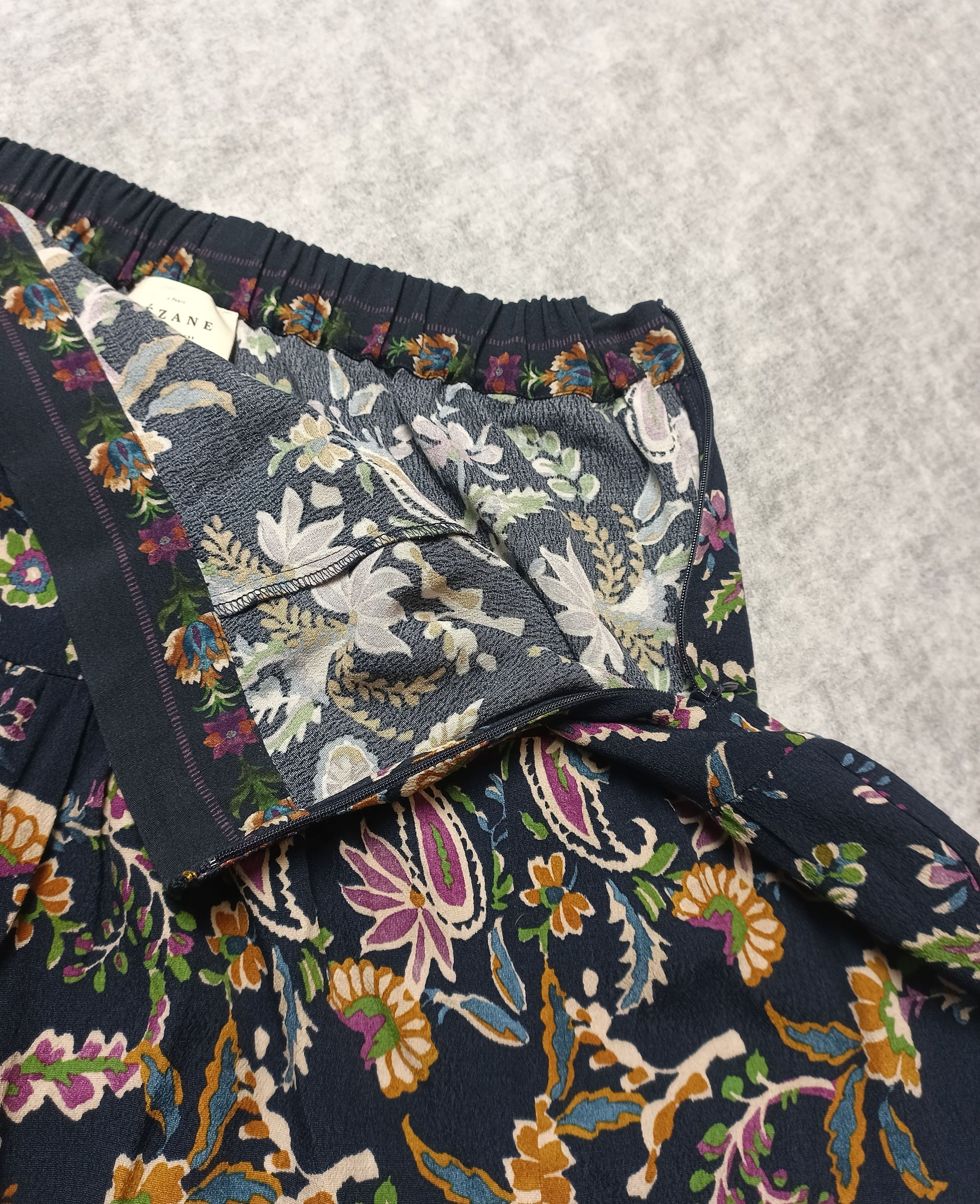 Sezane Sezane Tammie Flowers Print Long Skirt EU 40 Size 28" / US 6 / IT 42 - 10 Thumbnail