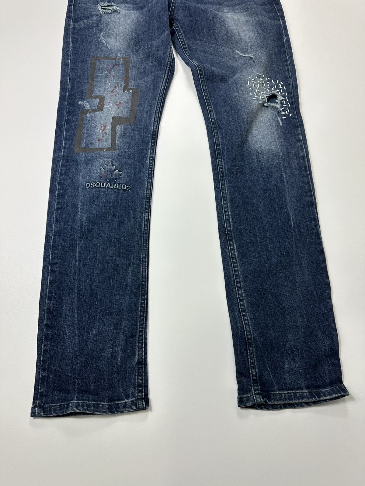 Dsquared2 Dsquared2 Denim Jeans Embroidered Logo Y2K Size US 32 / EU 48 - 7 Thumbnail