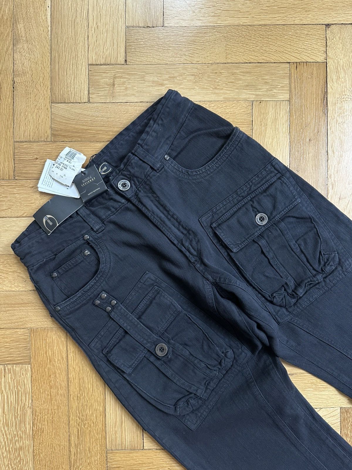 Just Cavalli Vintage 2005/06 Just Cavalli Cargo Multi Pocket Pants Size US 32 / EU 48 - 2 Thumbnail