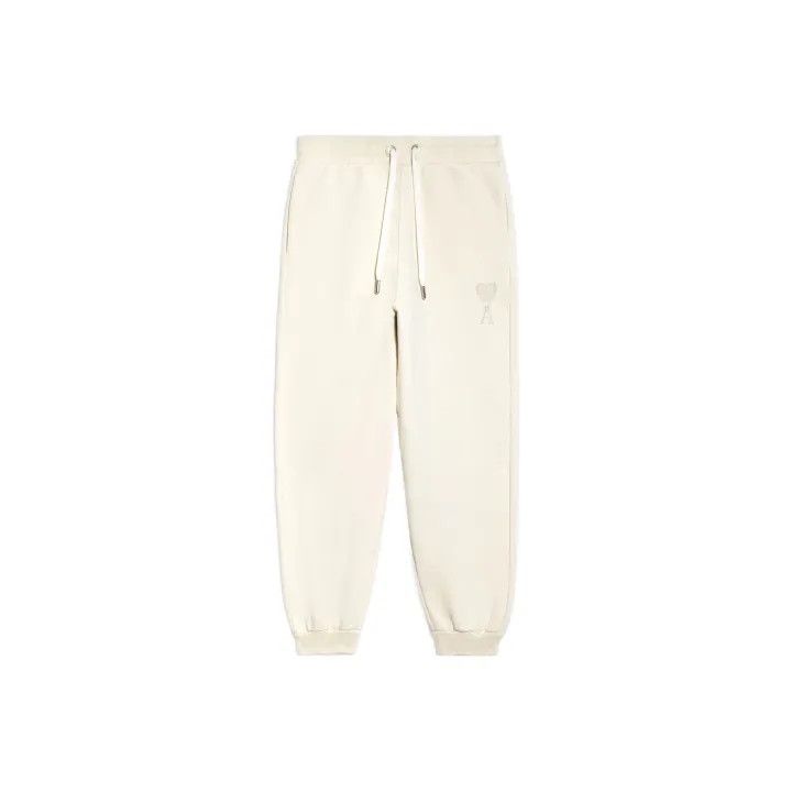 AMIPARIS Beige Heart Embroidered Sport Pants 0079
