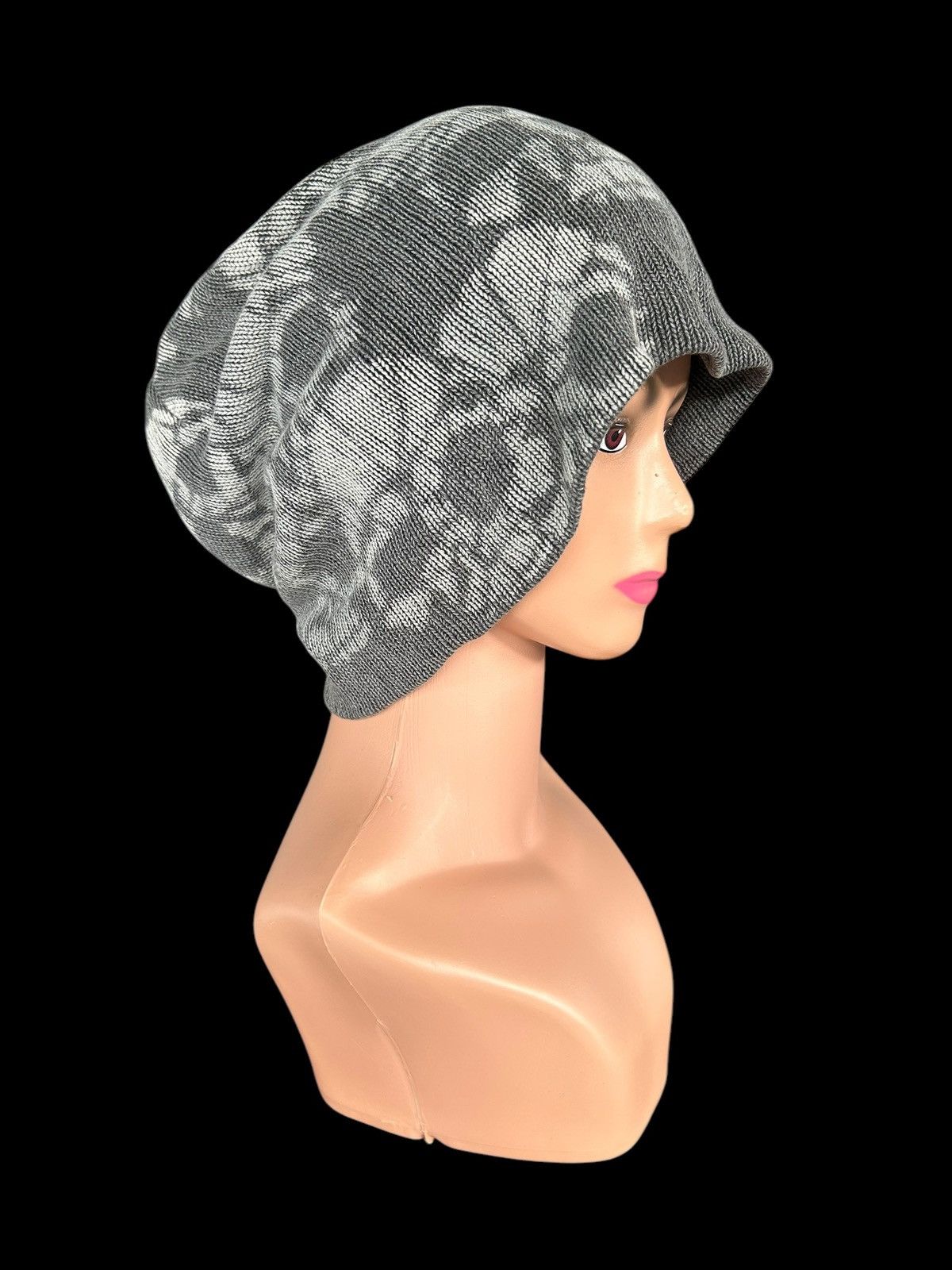 Japanese Brand × Kapital × Vintage Sunfaded Skull Punk Bondage Style big Beanie Hats Size ONE SIZE - 3 Thumbnail