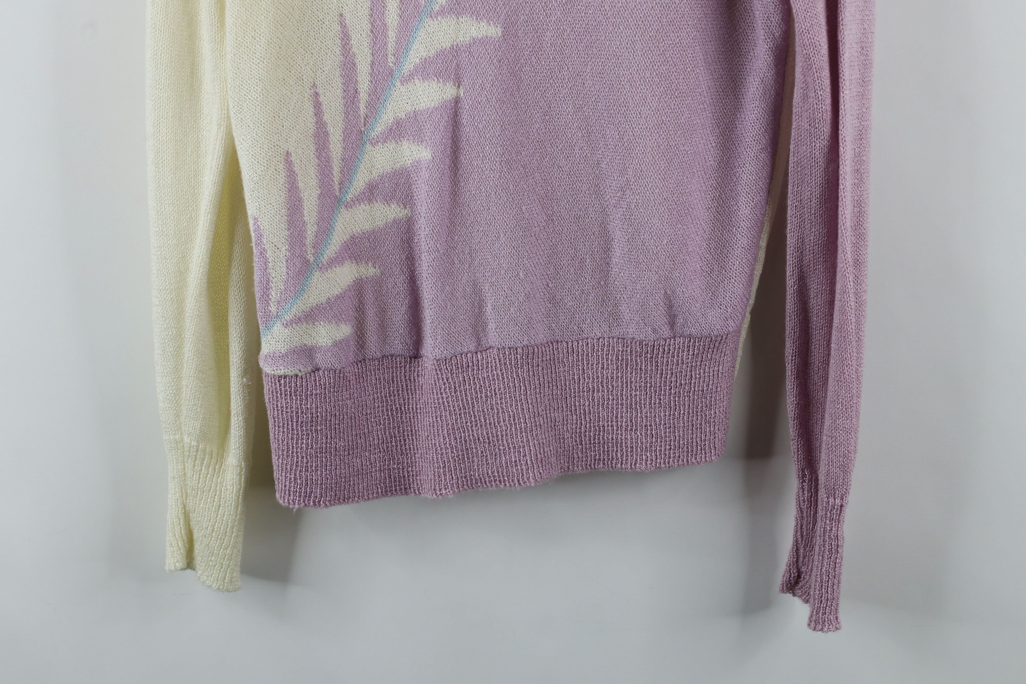 Vintage Vintage 70s Streetwear Abstract Geometric Knit Sweater USA Size L / US 10 / IT 46 - 3 Thumbnail