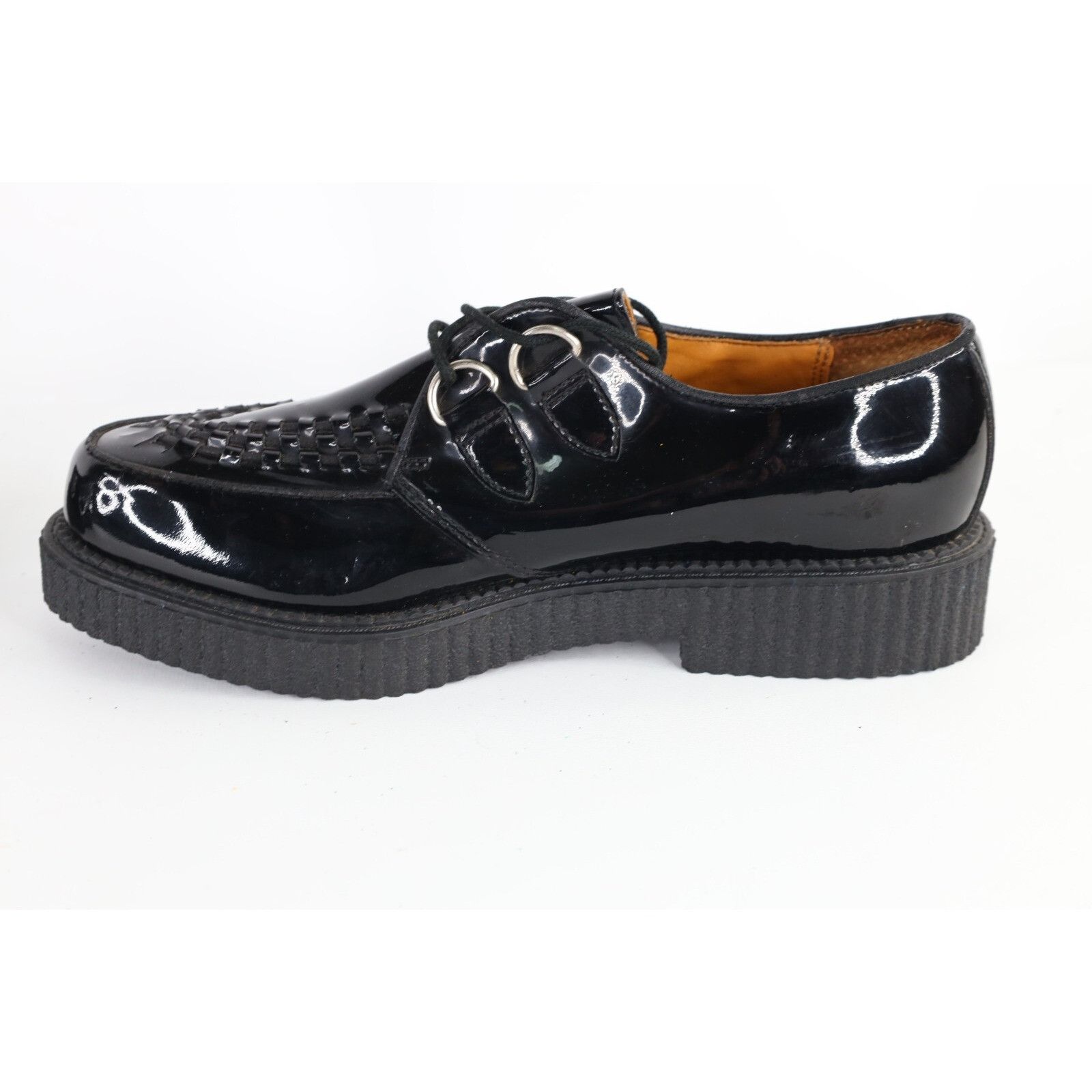 Vintage Deadstock Vintage 90s Patent Leather Creepers Shoes Size US 10 / EU 43 - 6 Thumbnail