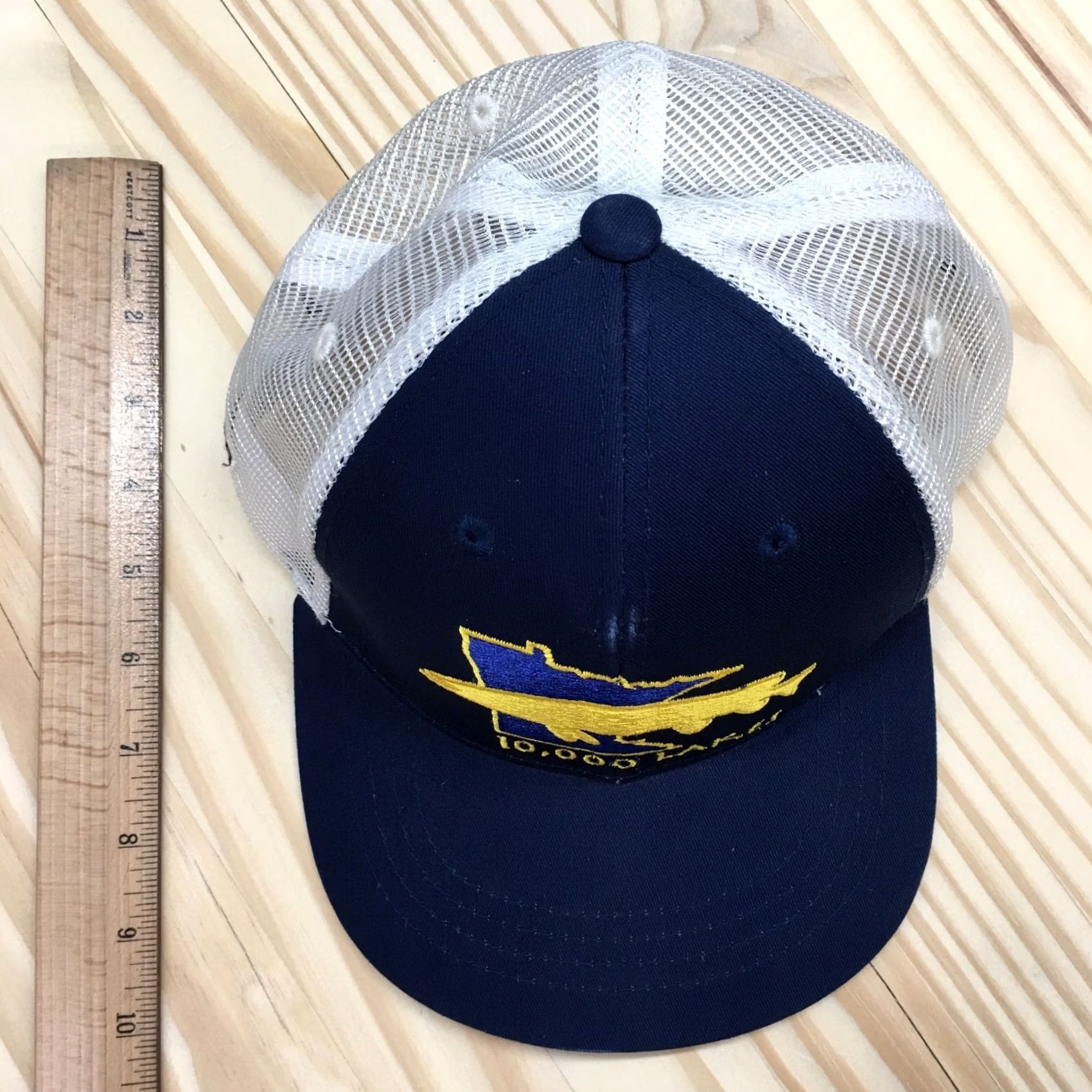 Logo 7 RepYourWater Minnesota Trucker Hat Mens Blue OS Curved Brim Embroidered Logo Size ONE SIZE - 5 Thumbnail