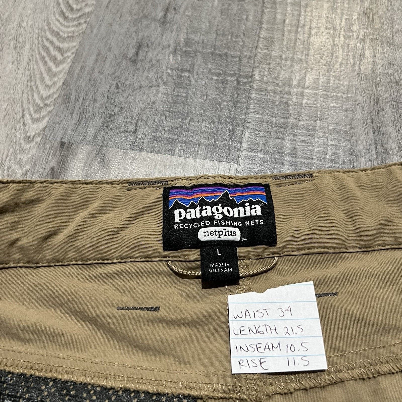 Patagonia Patagonia Netplus Fishing Net Cargo Shorts Outdoor Hiking L Size US 34 / EU 50 - 5 Thumbnail