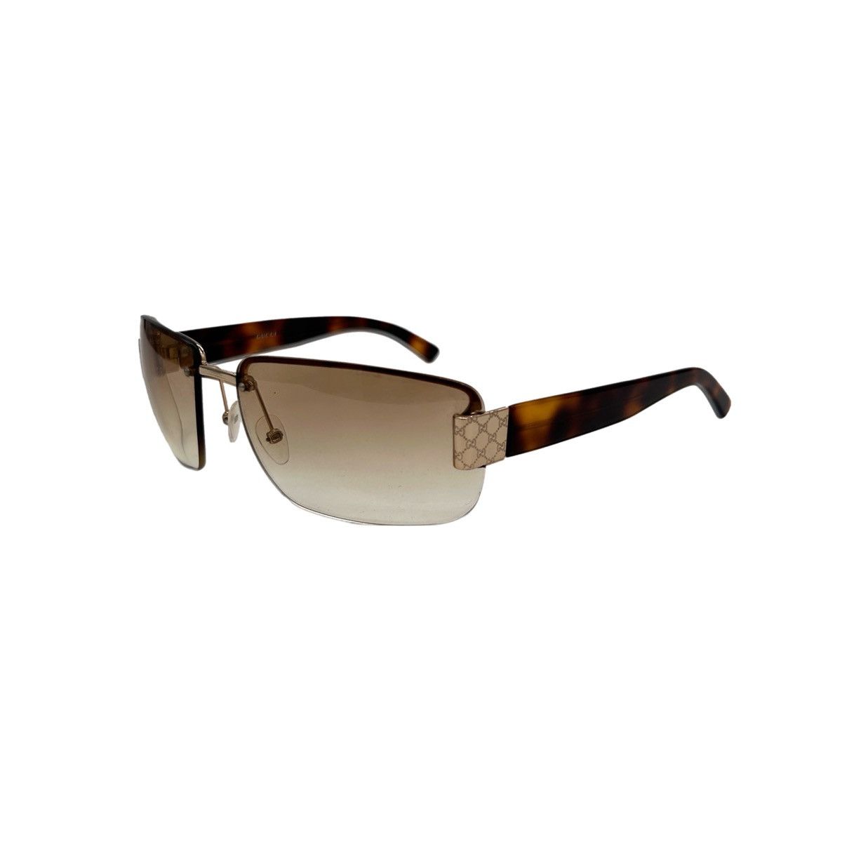 Gucci Vintage Brown Gucci Sunglasses Size ONE SIZE - 4 Thumbnail