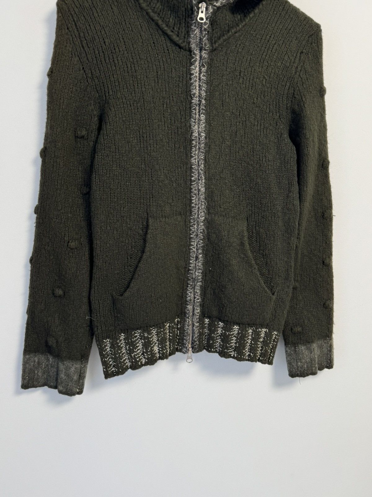 Vintage C.p Company Vintage Zip Hoodie Sweater Knitted Size M / US 6-8 / IT 42-44 - 5 Thumbnail