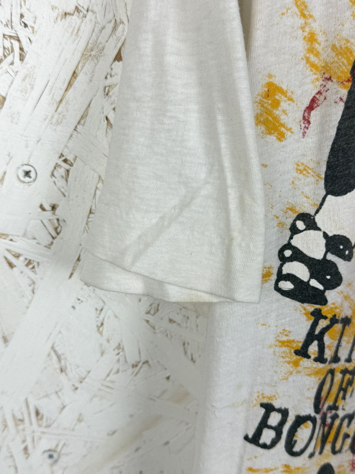 Band Tees 90s Mano Negra King Of Bongo 1991 French Rock Band T-Shirt Size US XL / EU 56 / 4 - 3 Thumbnail