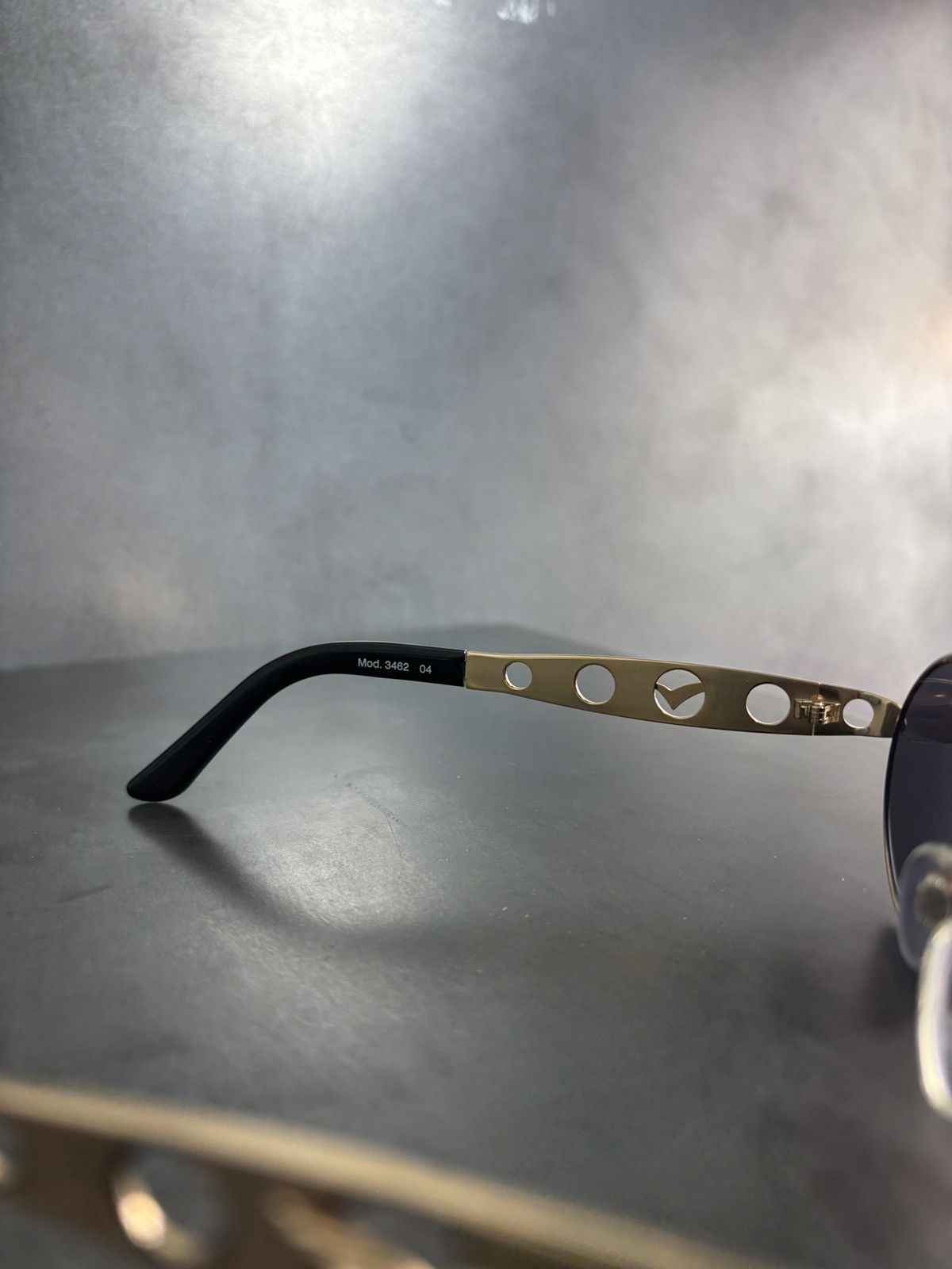 Designer NOS 1990s Sunglasses Metal JPG Diesel Sover Italy Deadstock Size ONE SIZE - 14 Thumbnail