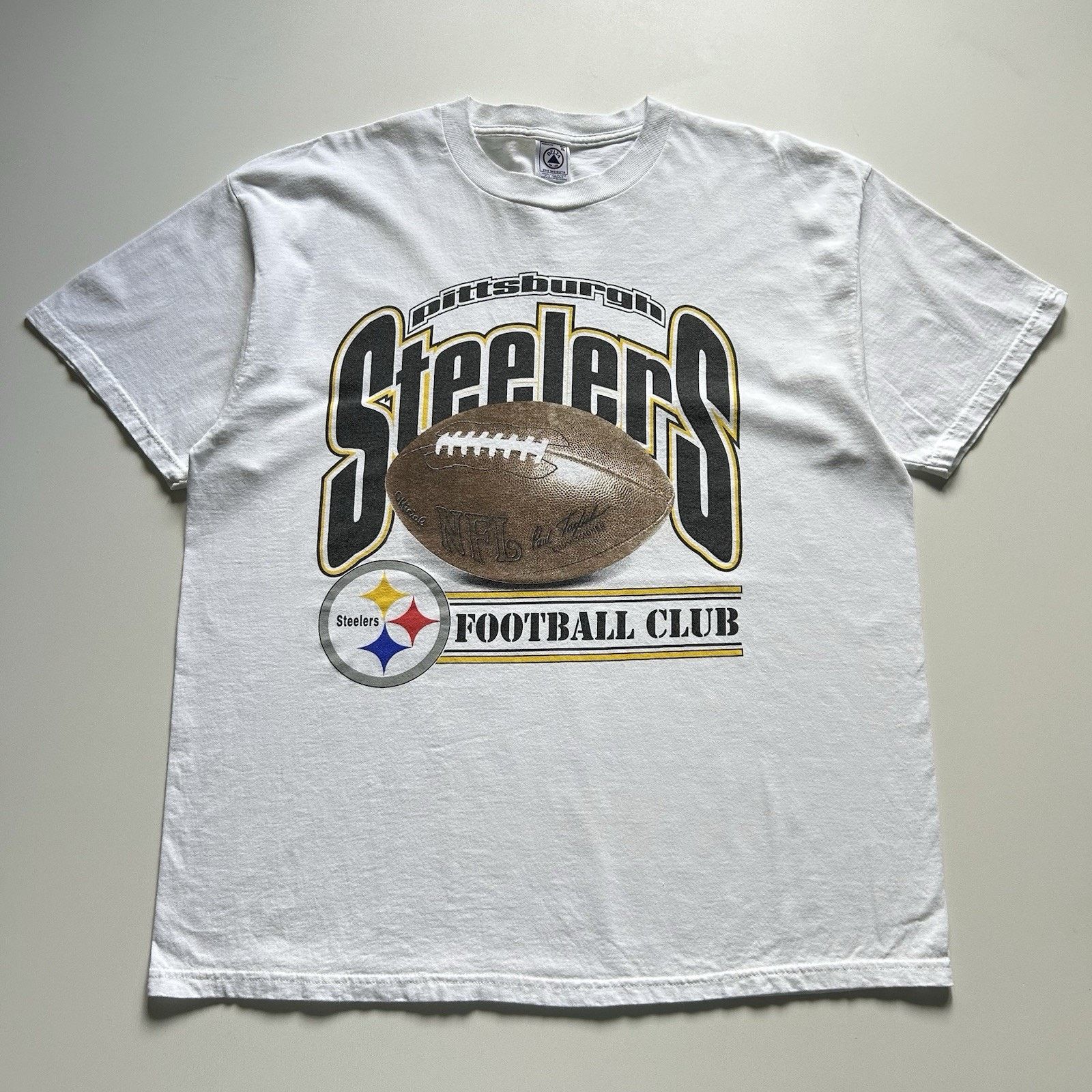 Delta NFL Pittsburgh Steelers Football T-Shirt XL Vintage Y2K Rare Size US XL / EU 56 / 4 - 1 Thumbnail