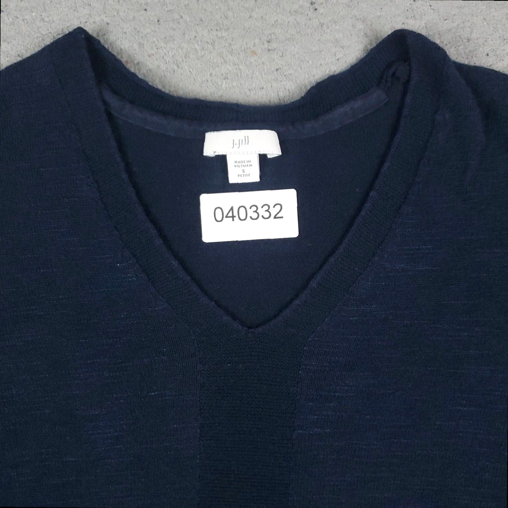 J. Jill J Jill Blue V Neck Pullover Sweater Womens Small Size S / US 4 / IT 40 - 2 Thumbnail