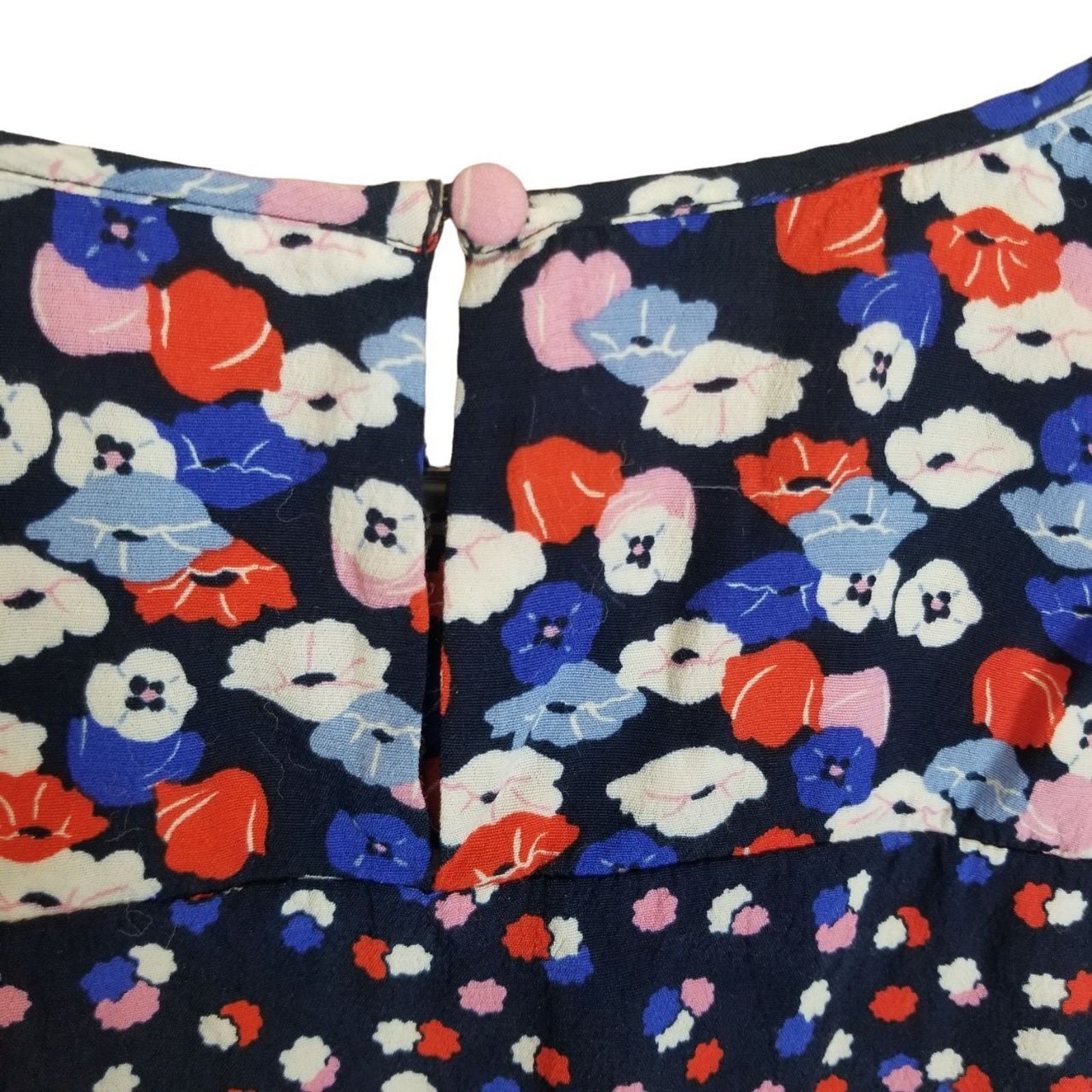 Boden Boden Womens Hotchpotch Ditsy Floral Top Size 2 Pintuck Size XS / US 0-2 / IT 36-38 - 9 Thumbnail