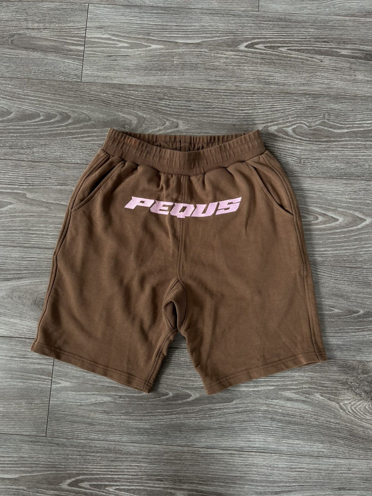 Designer ‼️Rare Designer Peques Big Knit Logo Pink Flex Shorts‼️ Size US 32 / EU 48 - 1 Thumbnail