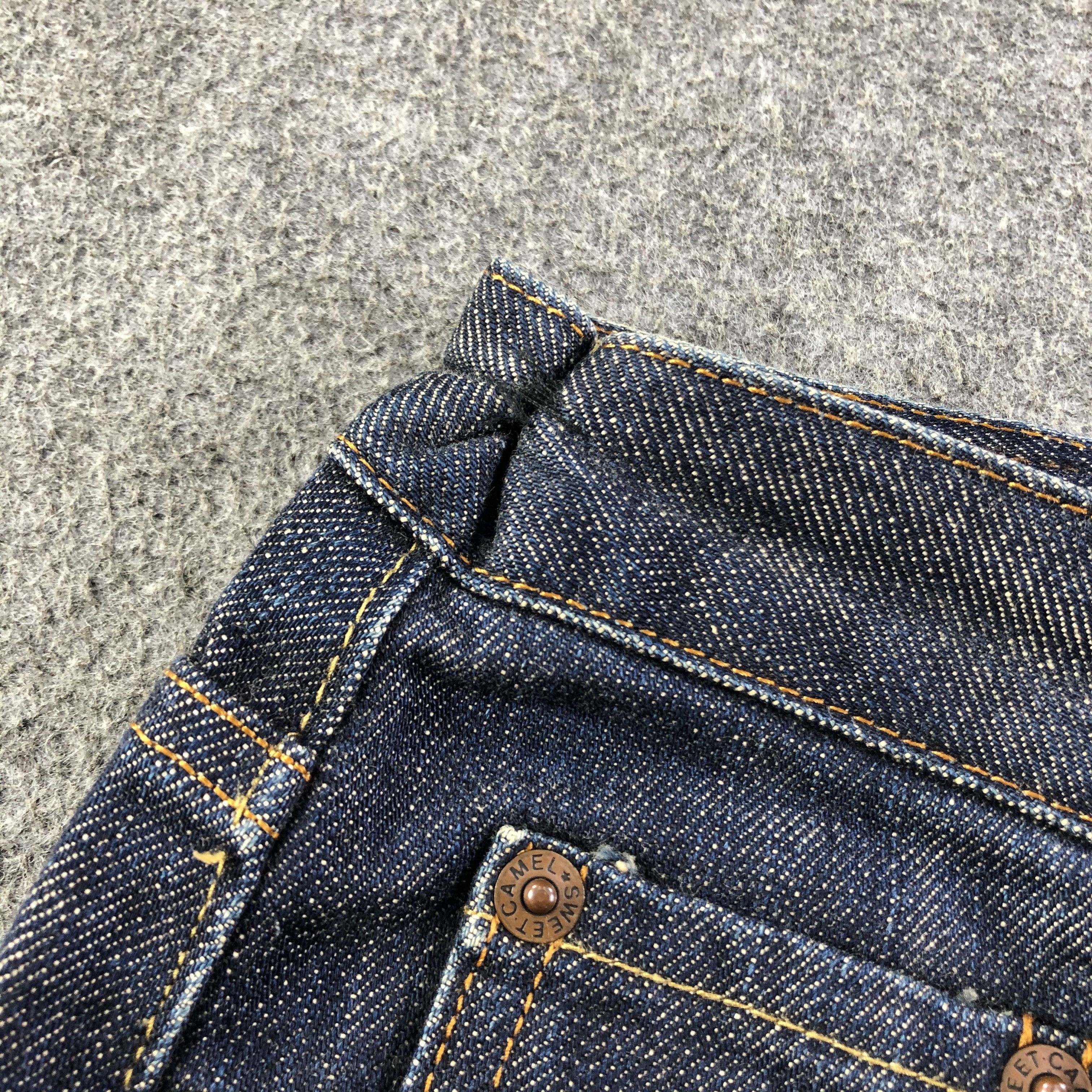 Japanese Brand Vintage Sweet Camel Jeans Blue Flare Denim -J2841 Size US 28 / EU 44 - 9 Thumbnail