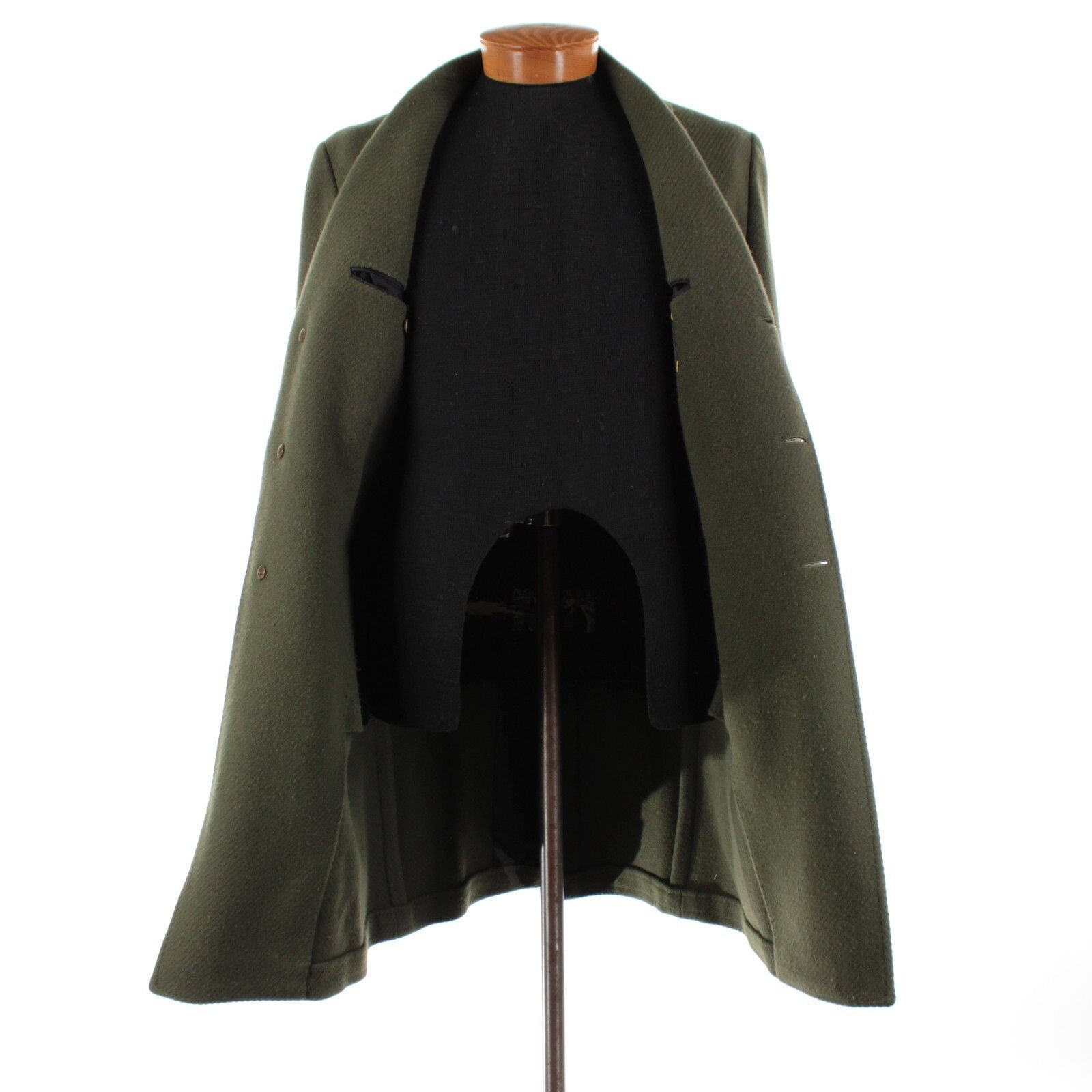 SARTORIO Sartorio Coat Size XS US In Green Wool Size US XS / EU 42 / 0 - 6 Thumbnail