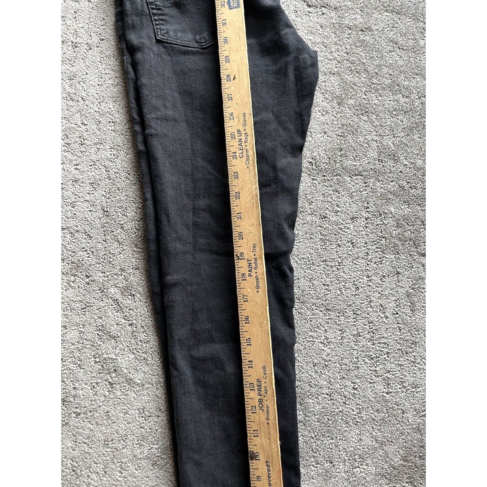 Vintage AG Adriano Goldschmied Jeans Womens 30R Black The Middi Mid Rise Legging Stretch Size 30" / US 8 / IT 44 - 7 Thumbnail