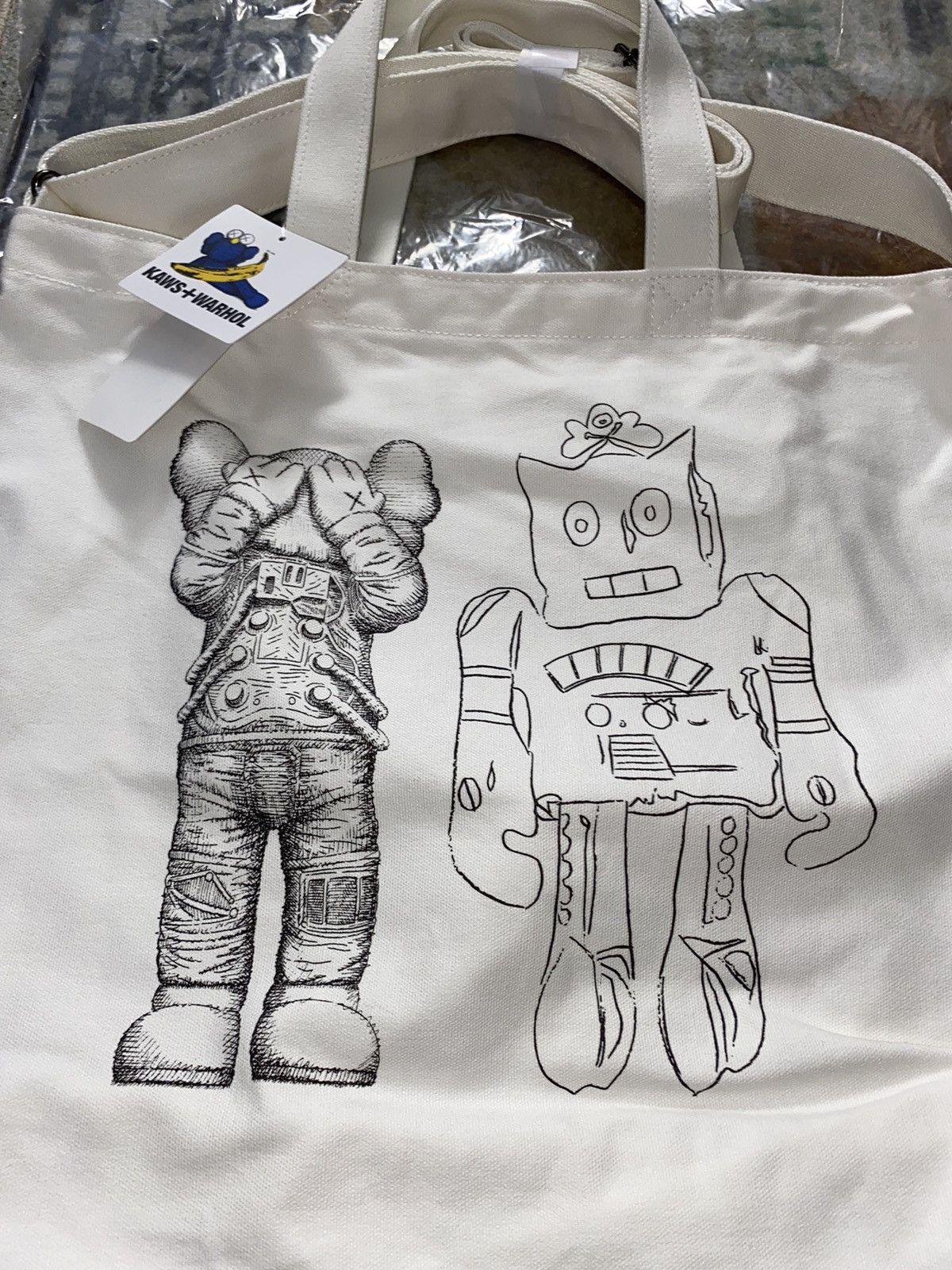 Andy Warhol × Kaws × Uniqlo KAWS x Uniqlo x Andy Warhol Tote
