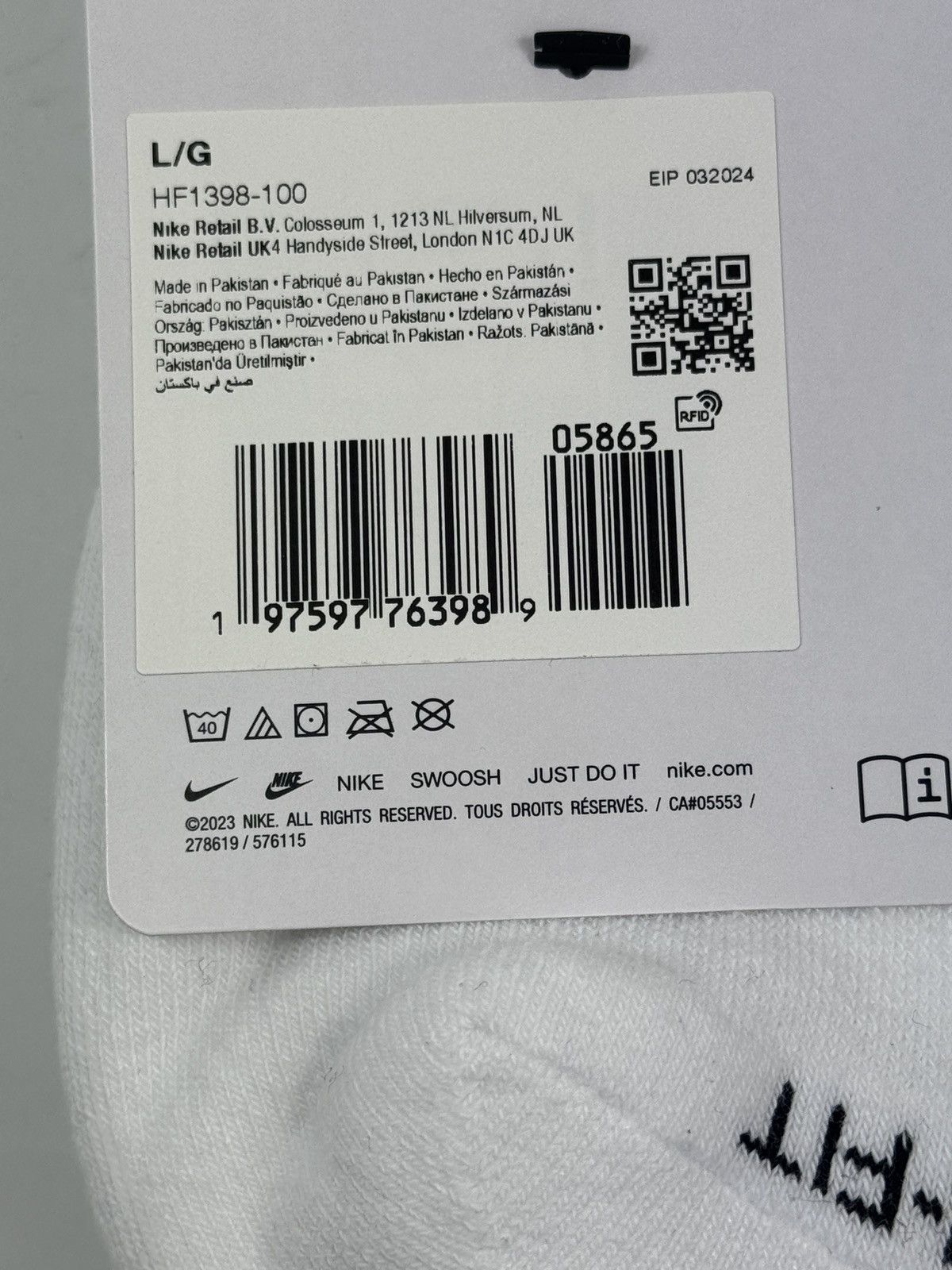 Jordan Brand × Supreme LOGO PRINT SOCKS PACK OF 2 Size ONE SIZE - 3 Thumbnail