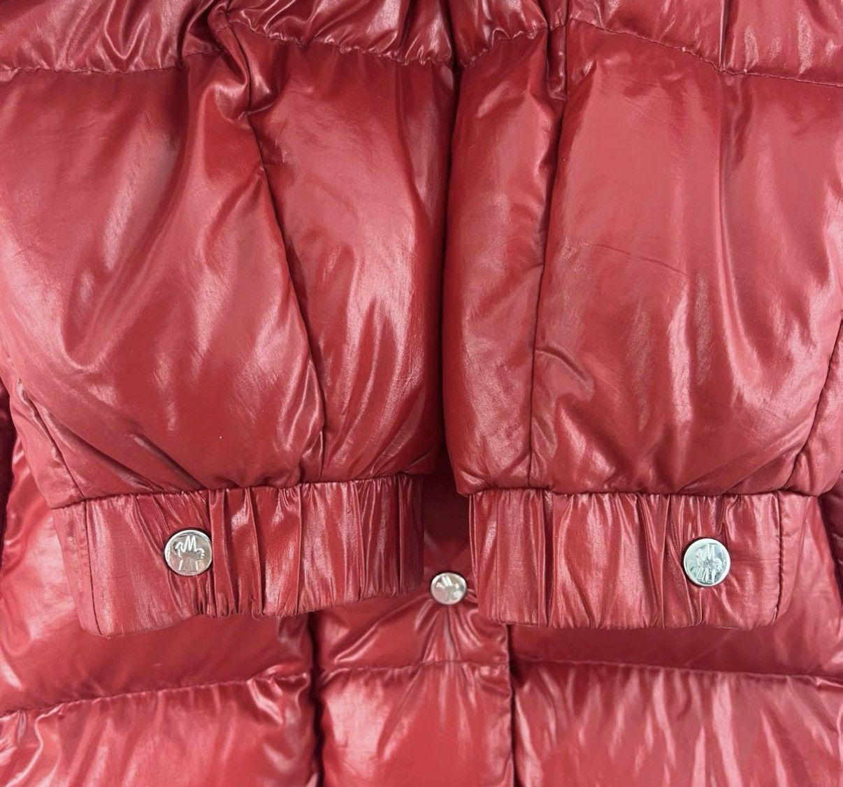 Moncler Moncler Red Thick Pocket Down Jacket K12 Size XS / US 0-2 / IT 36-38 - 5 Thumbnail