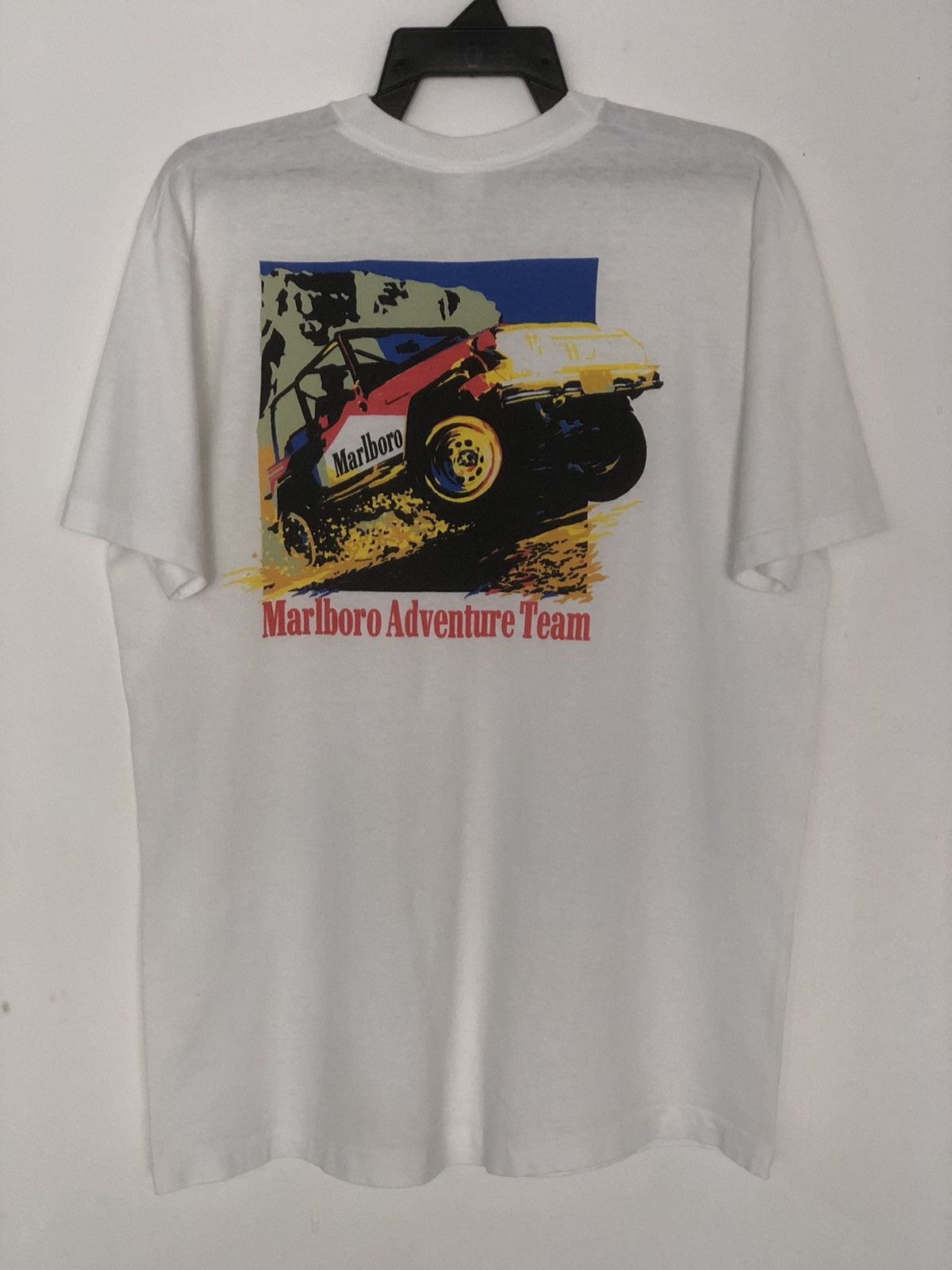 Marlboro Vintage 90s Marlboro Adventure Team Pocket Tee Size US L / EU 52-54 / 3 - 1 Thumbnail