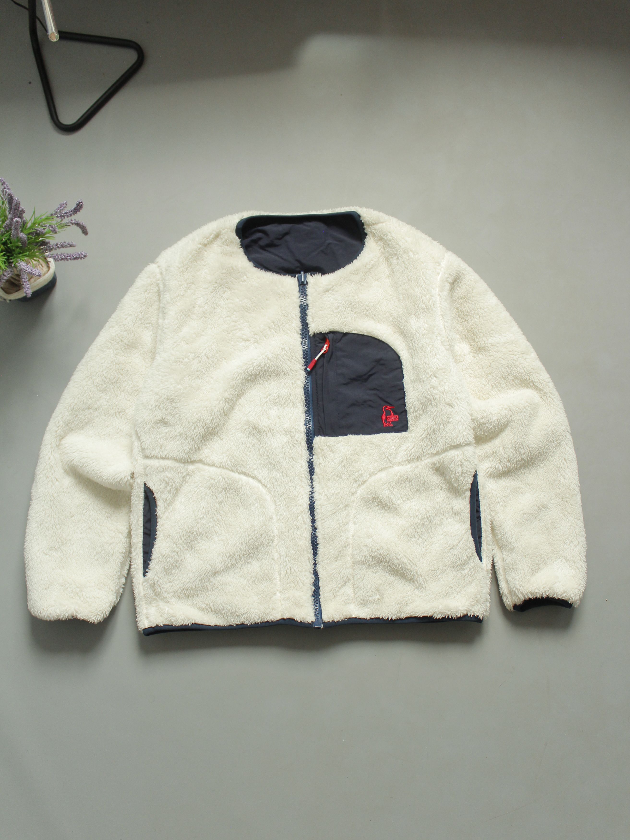 Chums CHUMS REVERSIBLE TEDDY NYLON JACKET S WITHOUT HOOD Size US S / EU 44-46 / 1 - 1 Thumbnail