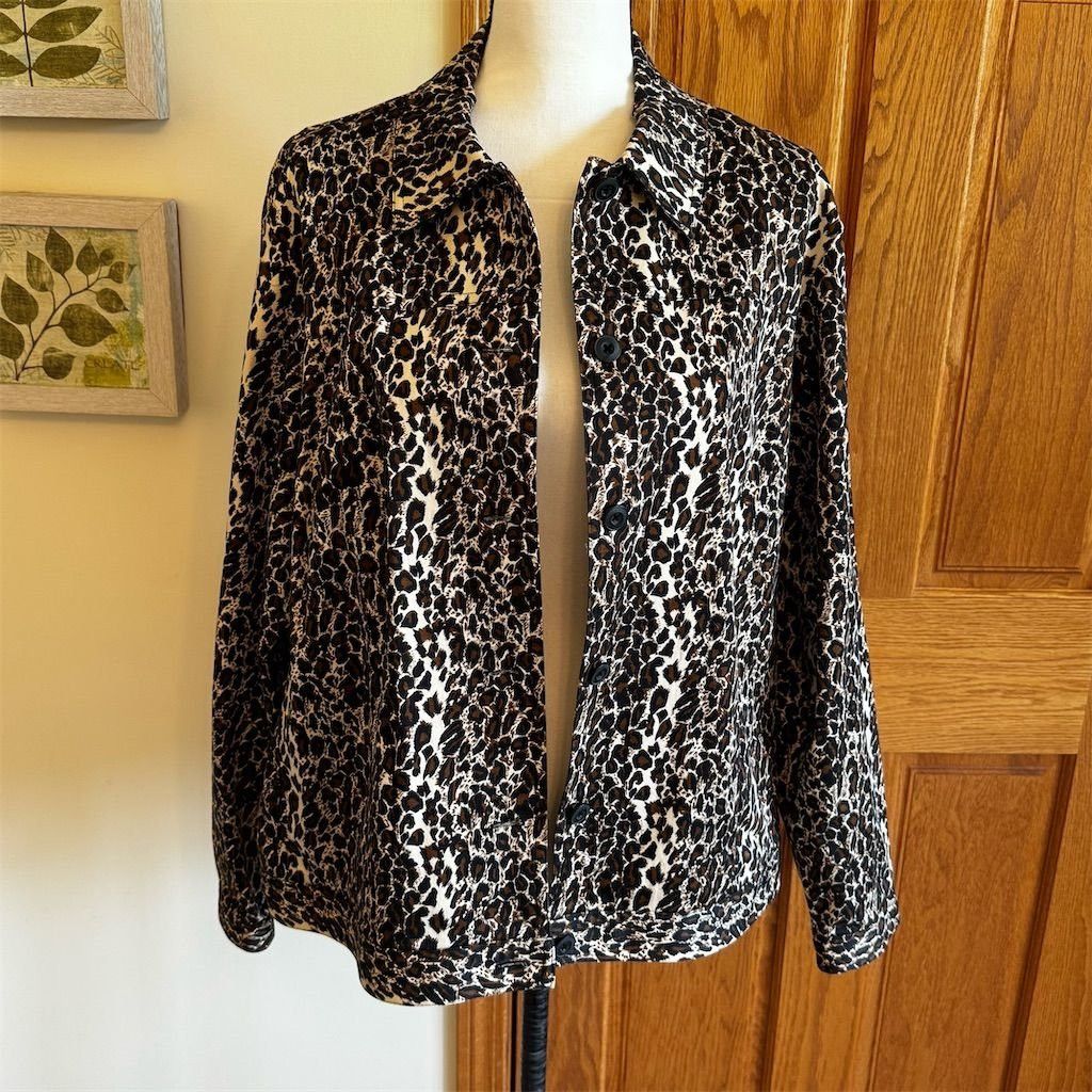 Laura Ashley Women's Laura Ashley XL Animal Print Blazer Jacket Multicol Size XL / US 12-14 / IT 48-50 - 1 Thumbnail