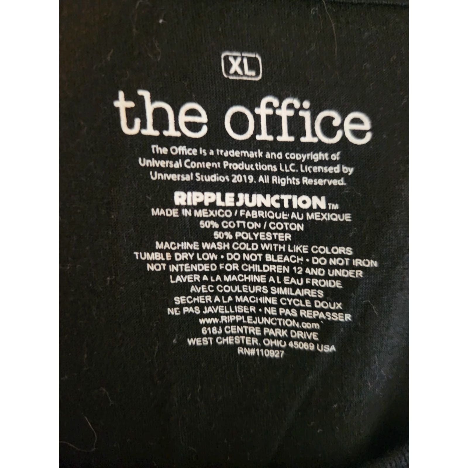 Ripple Junction VINTAGE The Office Michael Scott Paper Company Black T Shirt Size XL Size US XL / EU 56 / 4 - 2 Thumbnail